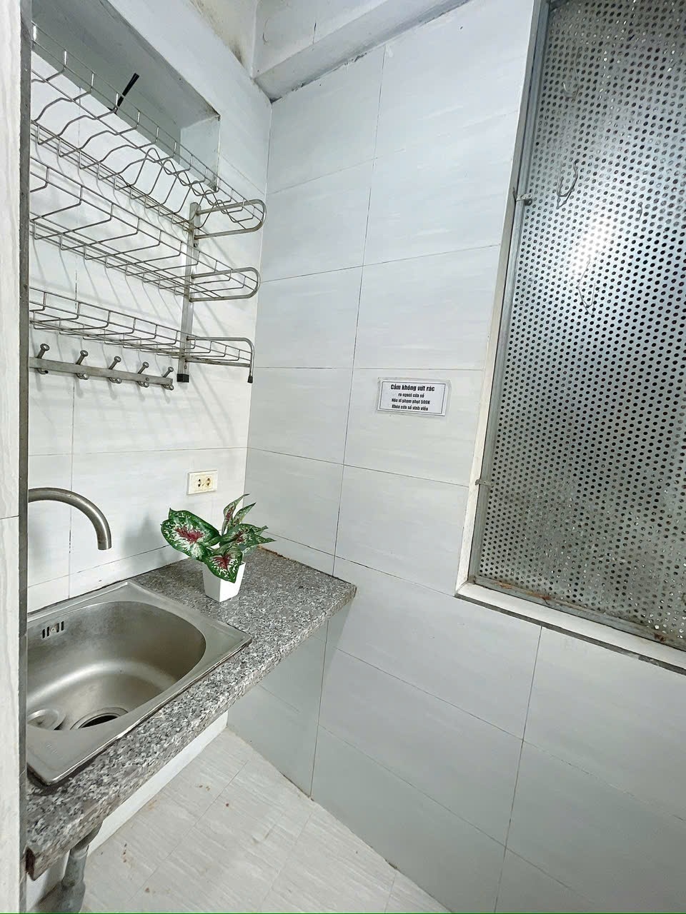 Phòng trọ Studio 28m2 tại HappyHomes Hồ Tùng Mậu - Cầu Giấy - Phòng bếp