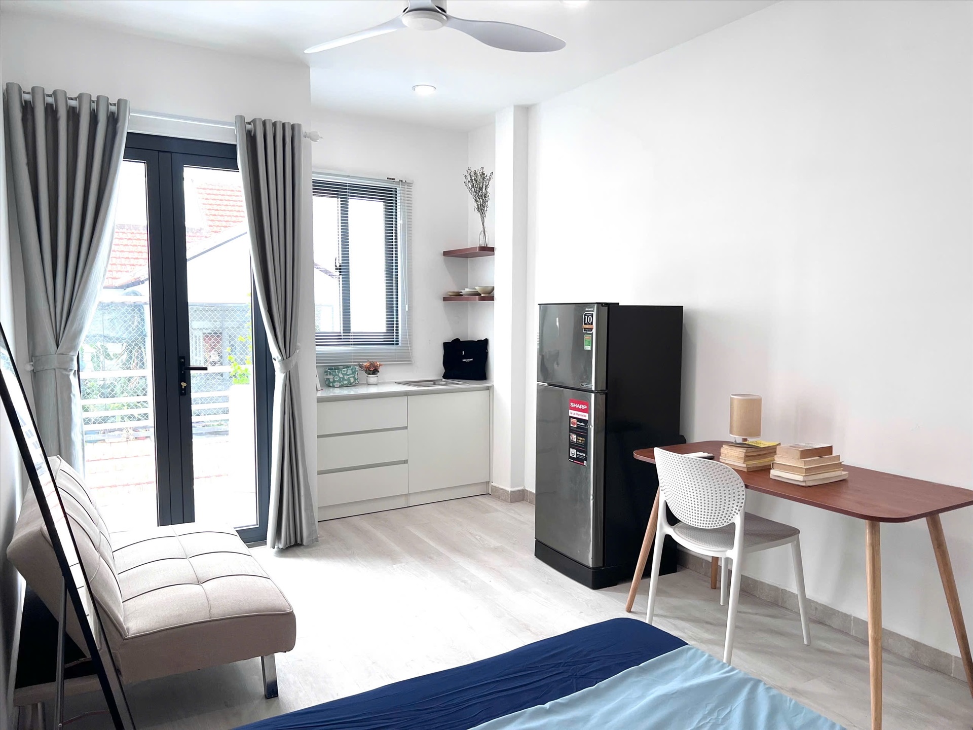 Phòng trọ Studio 35m2 tại AN Home Lý Thường Kiệt - Quận 10 - Phòng bếp
