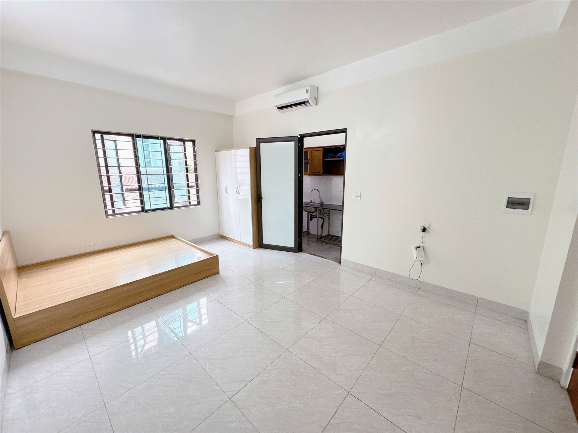 Phòng trọ Studio 30m2 tại TD House Ngọc Trục - Nam Từ Liêm - Phòng khách
