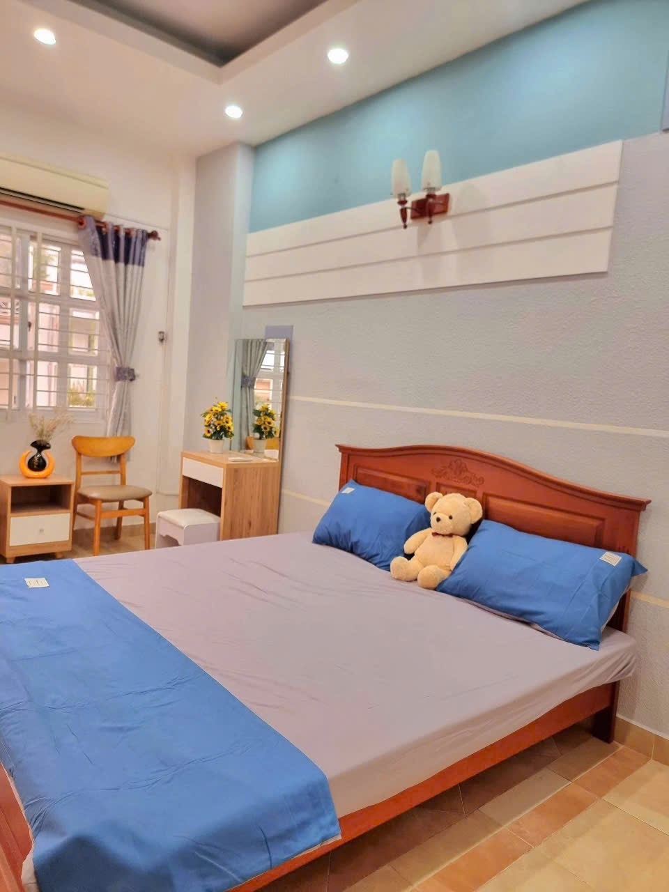 Phòng trọ Studio 40m2 tại AH House Bạch Đằng - Tân Bình - Phòng ngủ