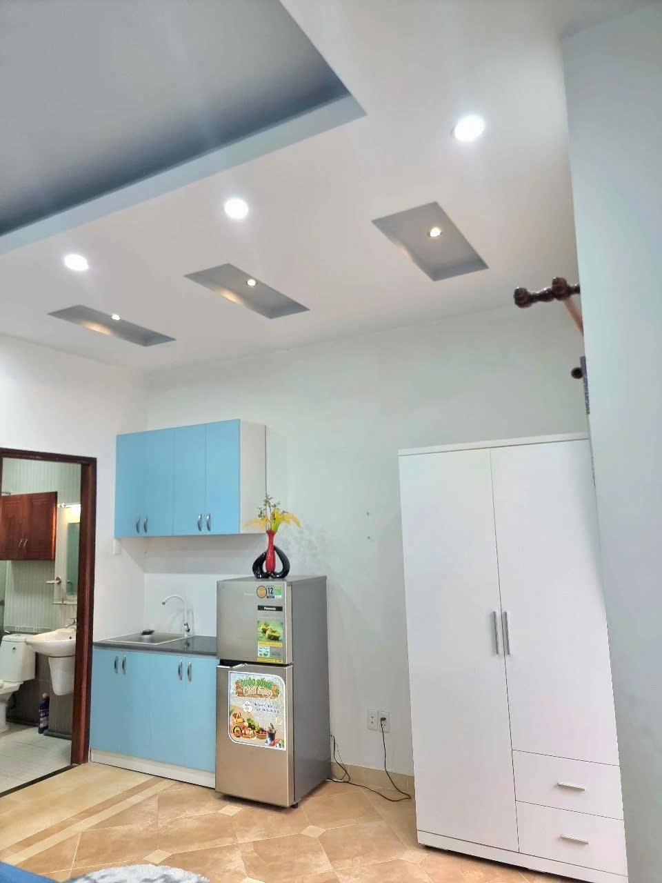 Phòng trọ Studio 40m2 tại AH House Bạch Đằng - Tân Bình - Phòng bếp