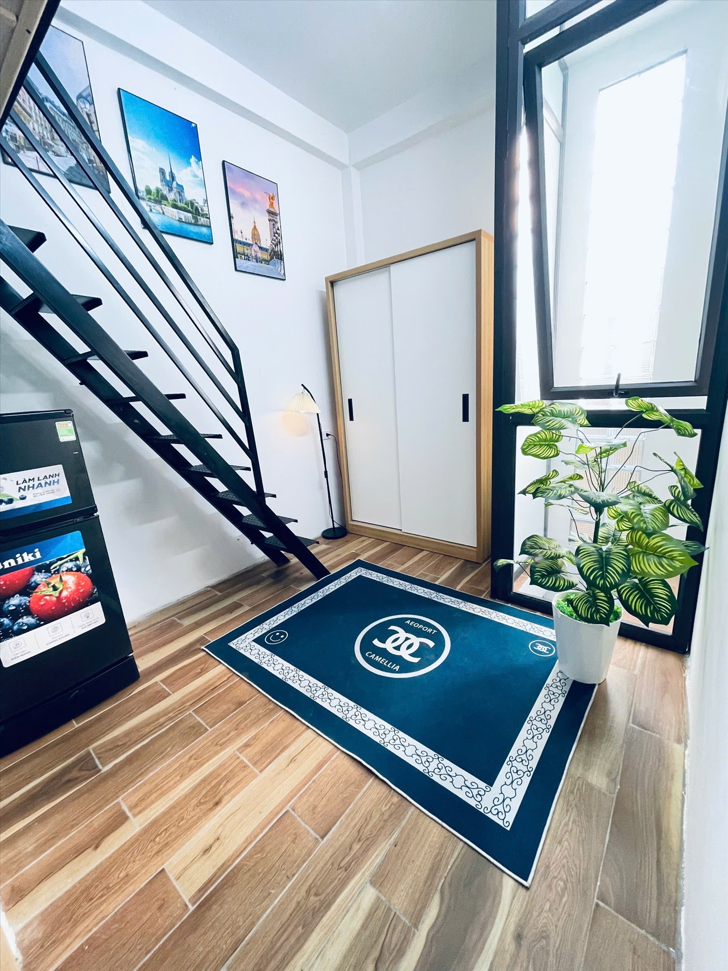 Phòng trọ Duplex 25m2 tại CTC Home Yên Hòa - Cầu Giấy - Phòng khách