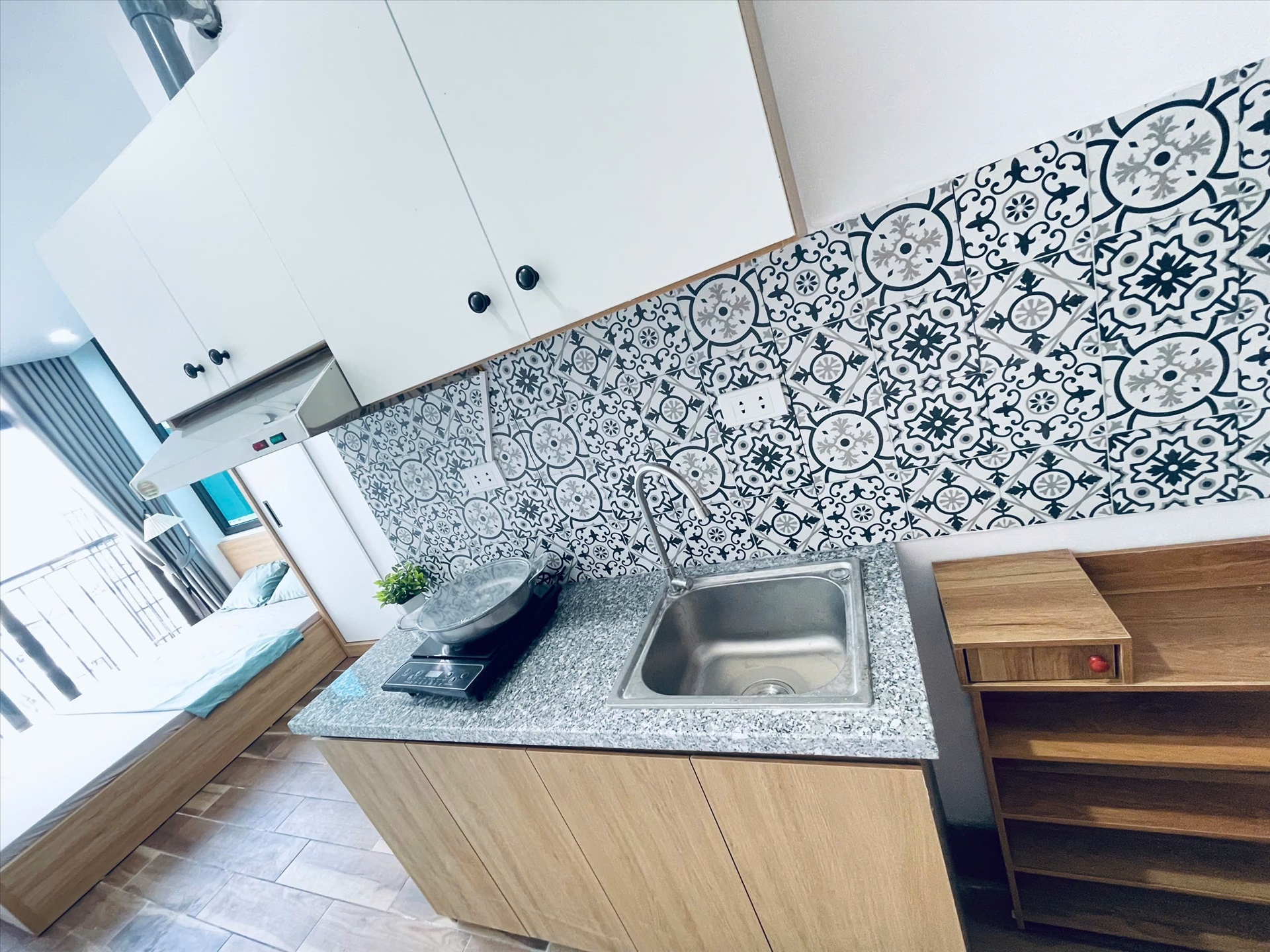 Phòng trọ 1 Phòng ngủ 20m2 tại CTC Home Yên Hòa - Cầu Giấy - Phòng bếp