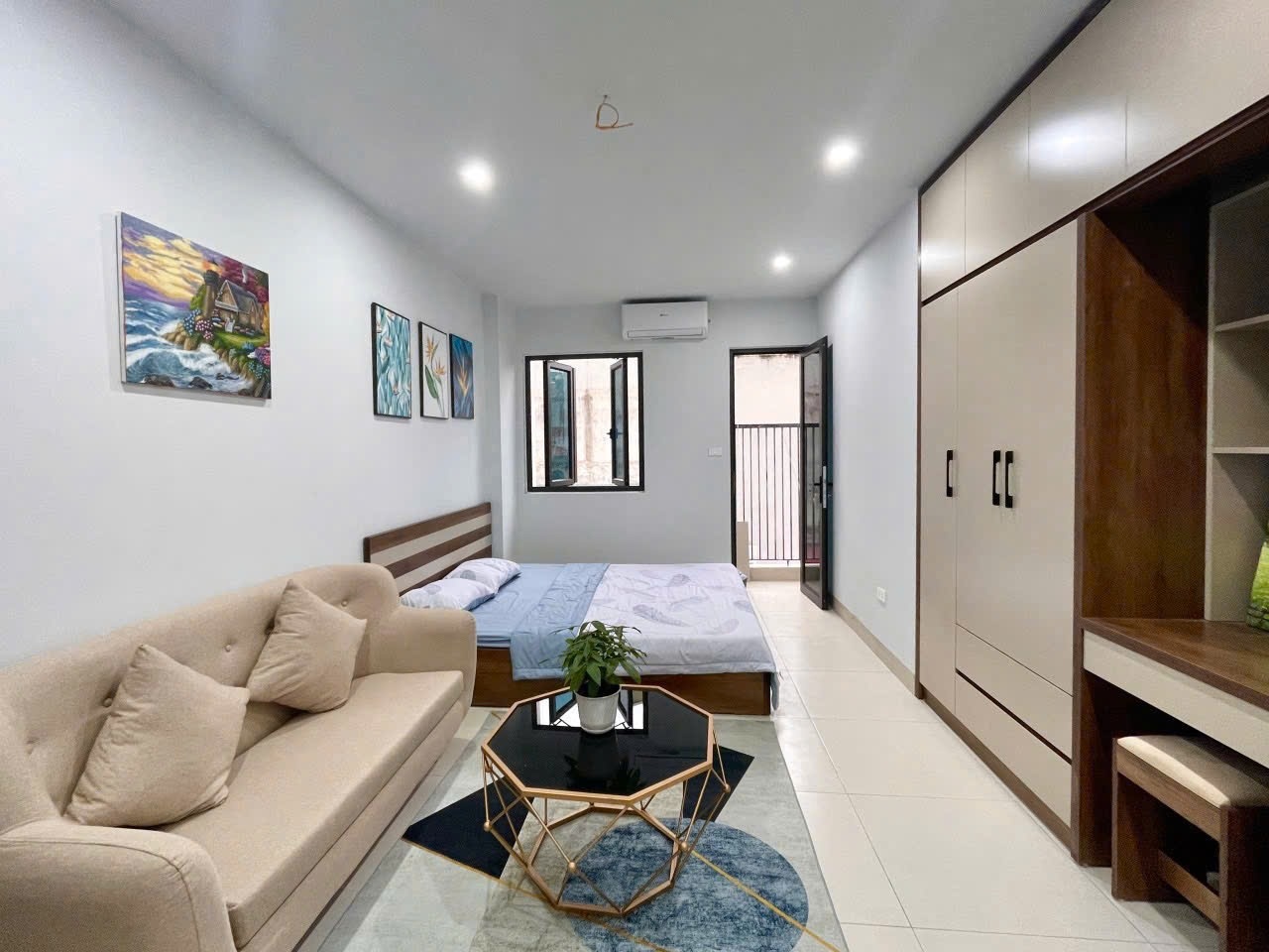 Phòng trọ Kim Cương Land Trung Kính - Cầu Giấy - Phòng (*)