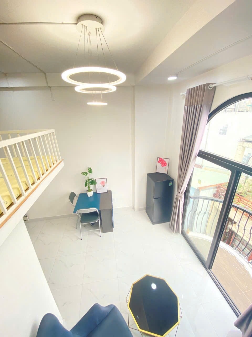 Phòng trọ Duplex 40m2 tại HD Home Nguyễn Bặc - Tân Bình - Phòng khách