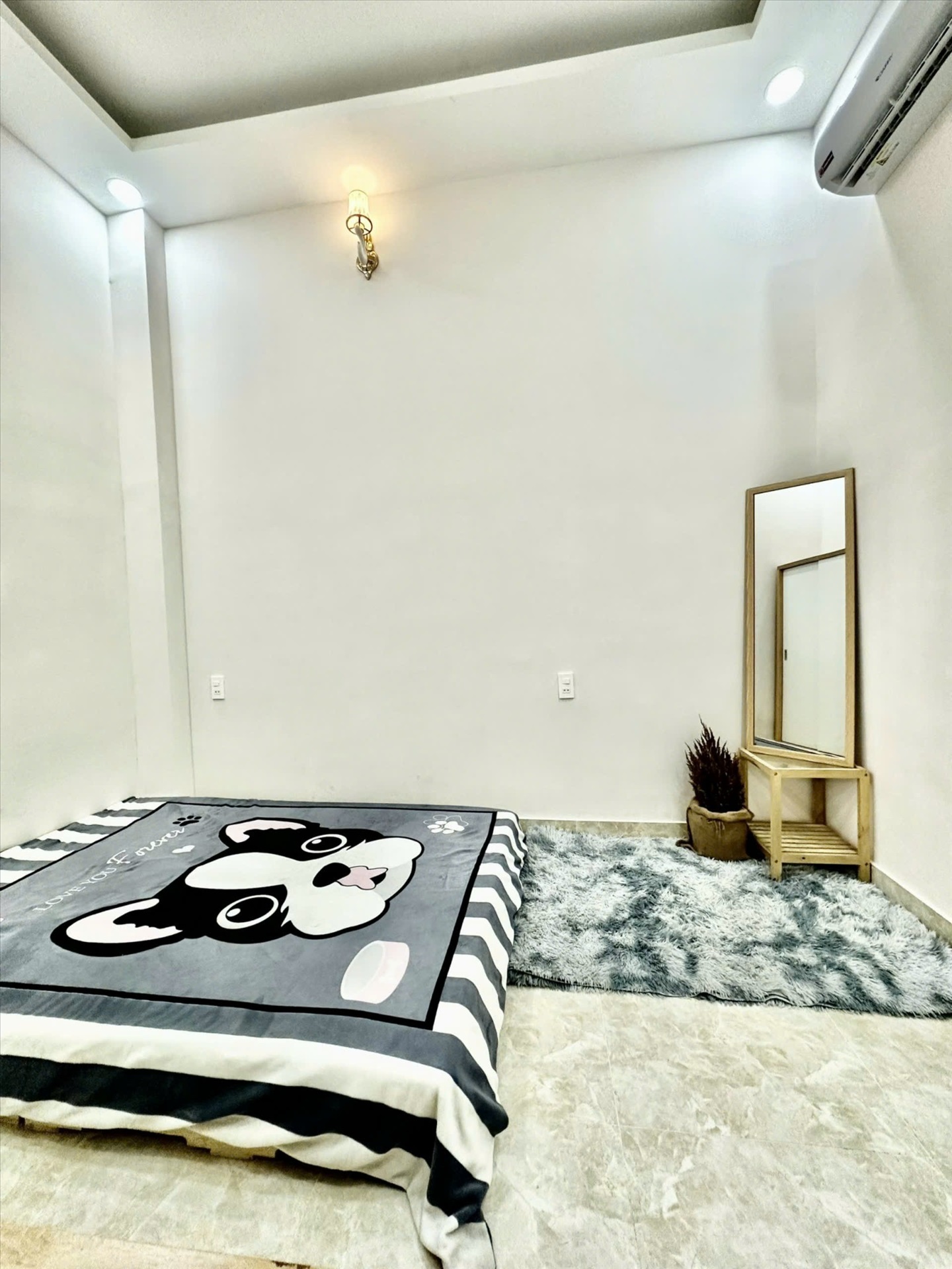 Phòng trọ Studio 25m2 tại Diamond House Nơ Trang Long - Bình Thạnh - Phòng ngủ