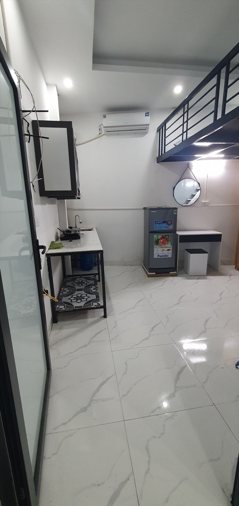 Phòng trọ Duplex 35m2 tại NTV Apartment Thiên Hiền - Nam Từ Liêm - Phòng bếp