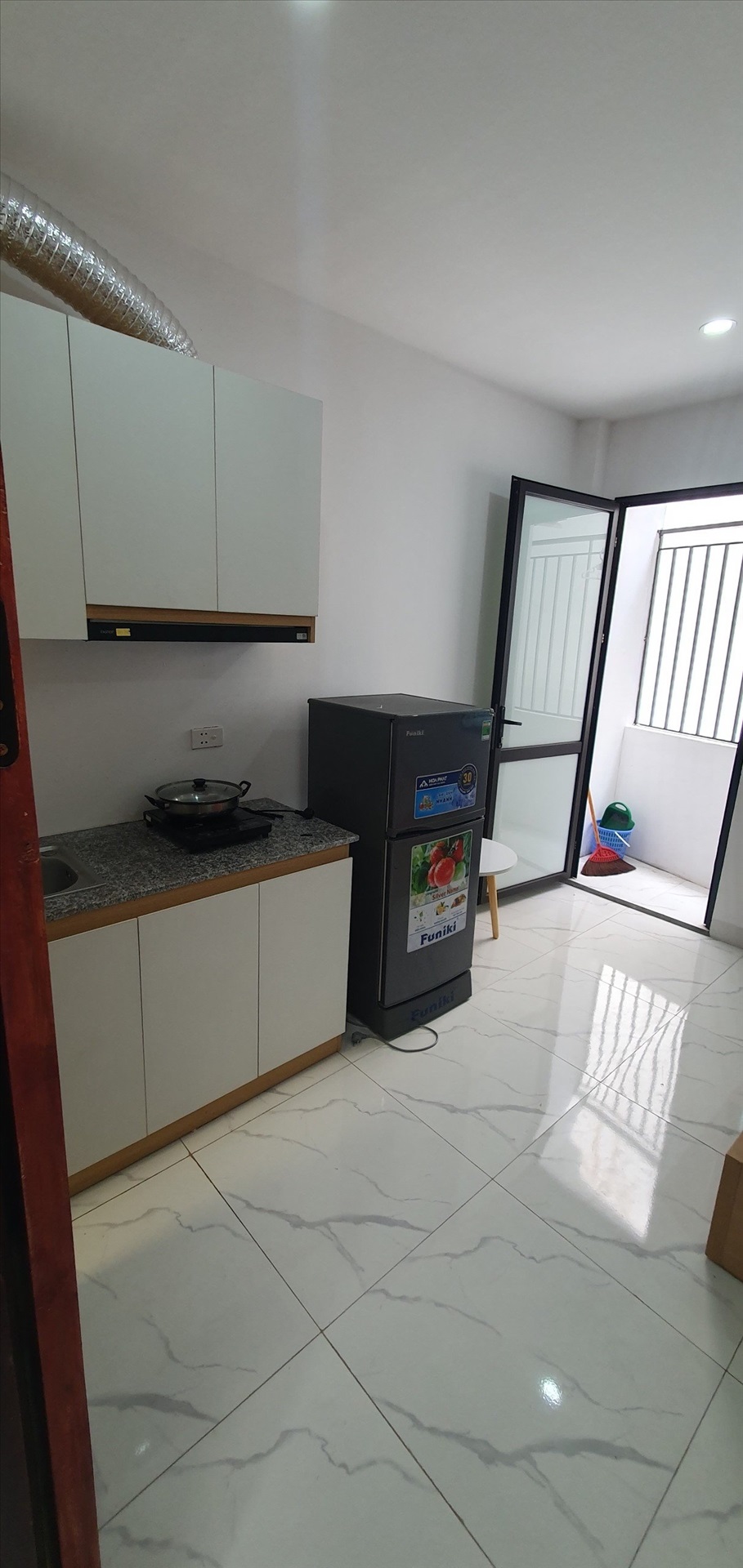 Phòng trọ Studio 25m2 tại NTV Apartment Thiên Hiền - Nam Từ Liêm - Phòng bếp