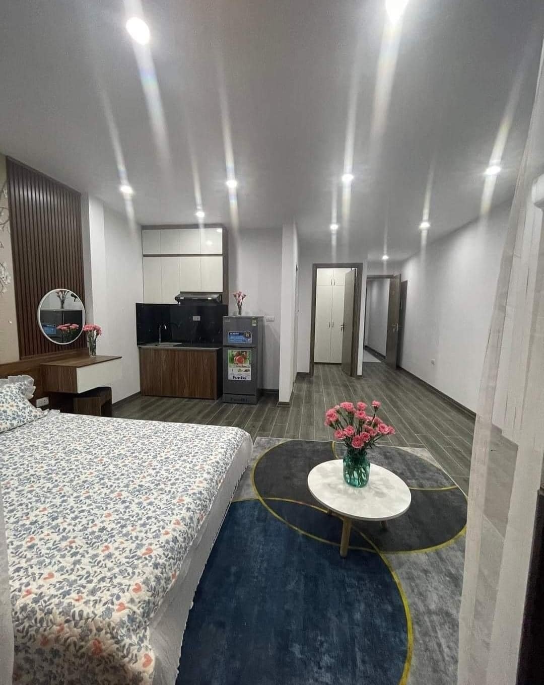 Phòng trọ 2 Phòng ngủ 50m2 tại NTV Apartment Xuân Thủy - Cầu Giấy - Phòng khách