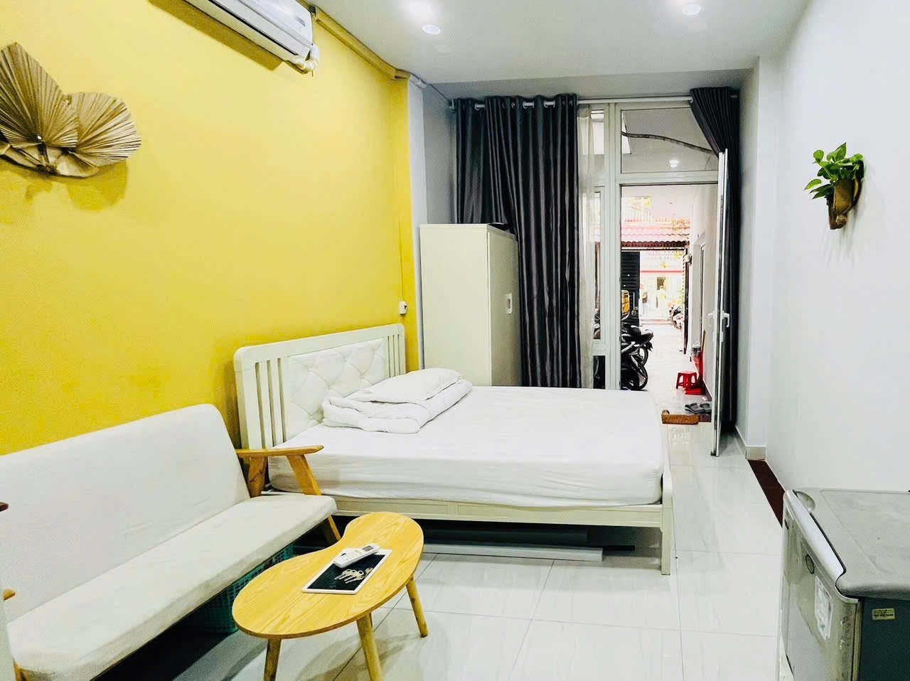 Phòng trọ Studio 25m2 tại AT Home Trà Khúc - Tân Bình - Phòng ngủ