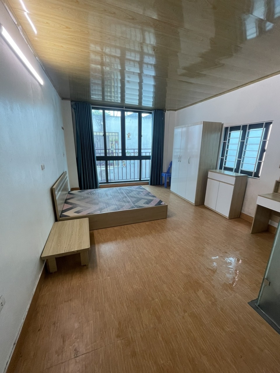 Phòng trọ Studio 35m2 tại NTV Apartment Phú Mỹ - Nam Từ Liêm - Phòng ngủ