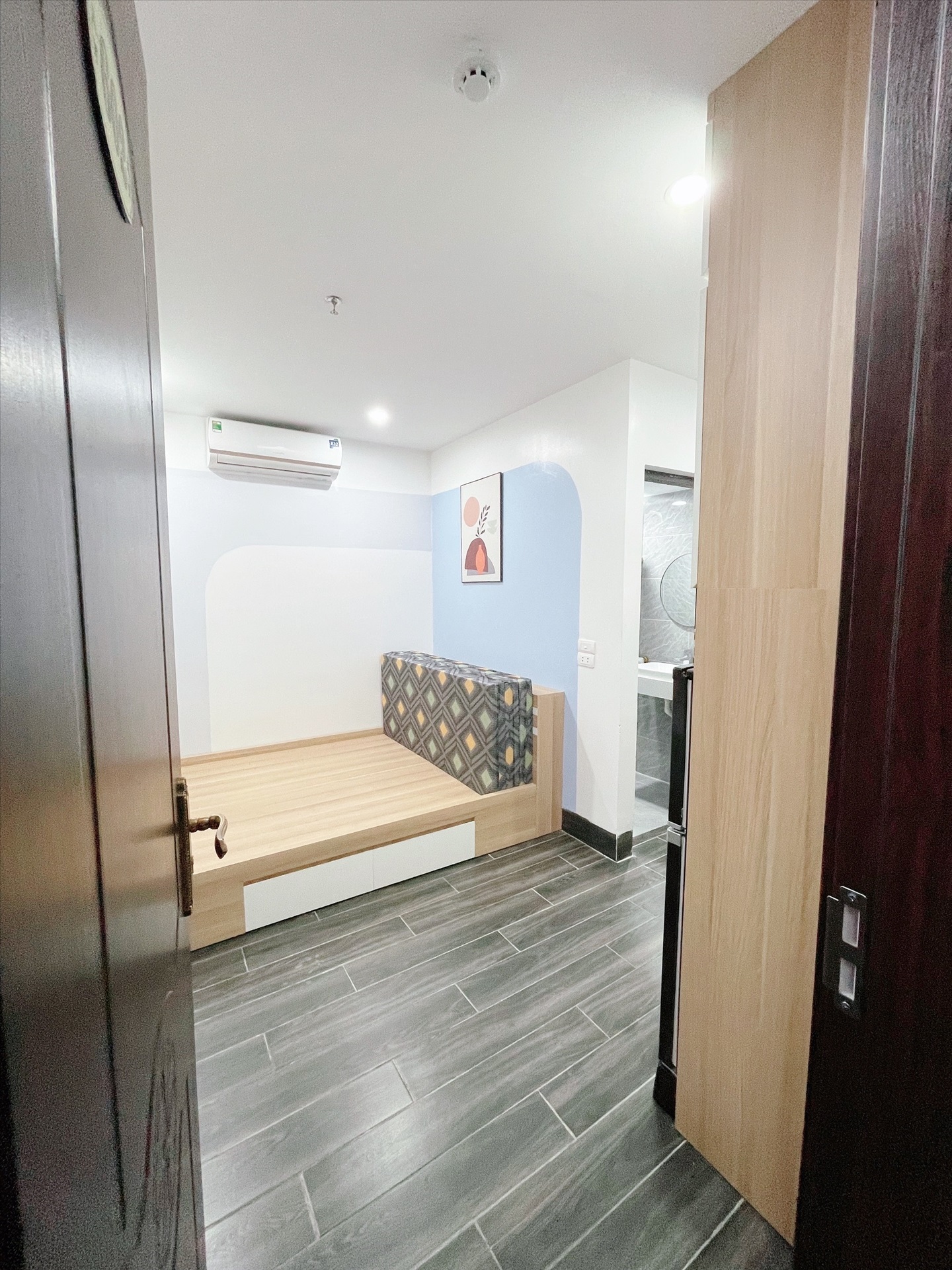 Phòng trọ Studio 30m2 tại NTV Apartment Cầu Giấy - Cầu Giấy - Phòng ngủ