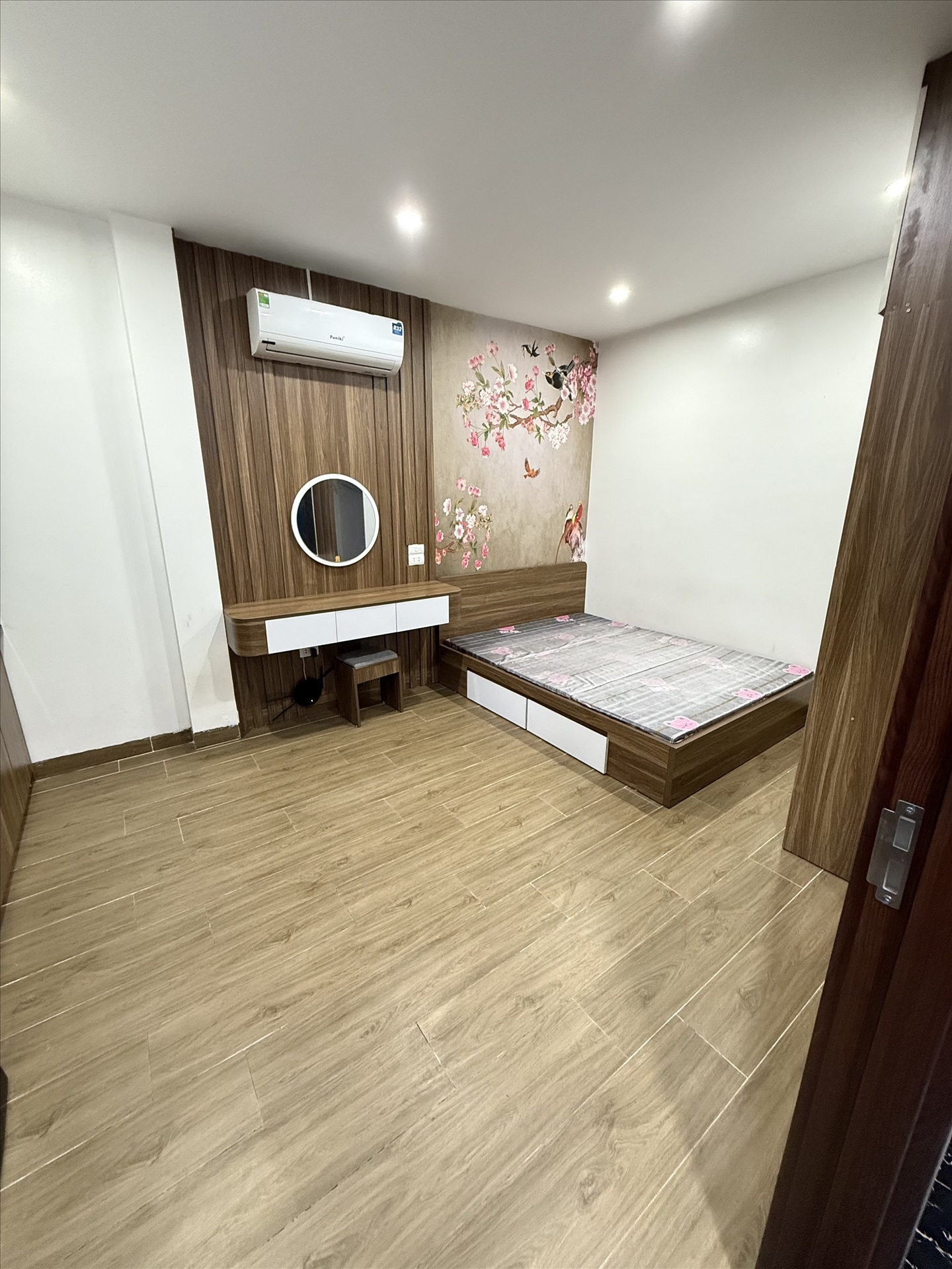 Phòng trọ Studio 30m2 tại NTV Apartment Nguyễn Ngọc Vũ - Cầu Giấy - Phòng ngủ