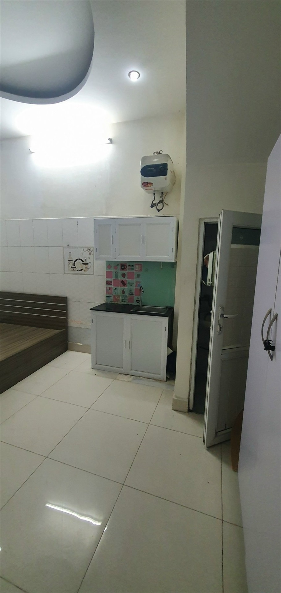 Phòng trọ Studio 35m2 tại NTV Apartment Trần Quốc Vượng - Cầu Giấy - Phòng ngủ