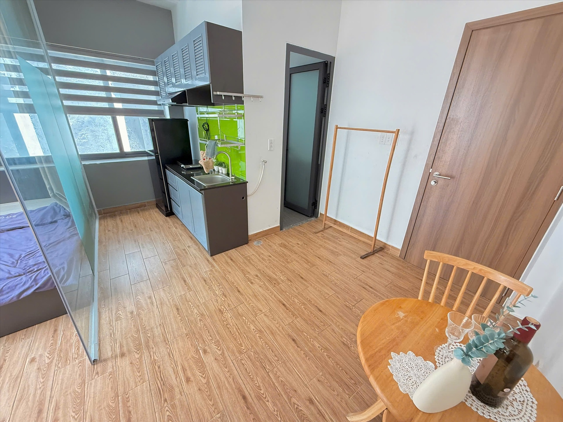 Phòng trọ Studio 40m2 tại CY House Lê Văn Sỹ - Tân Bình - Phòng bếp