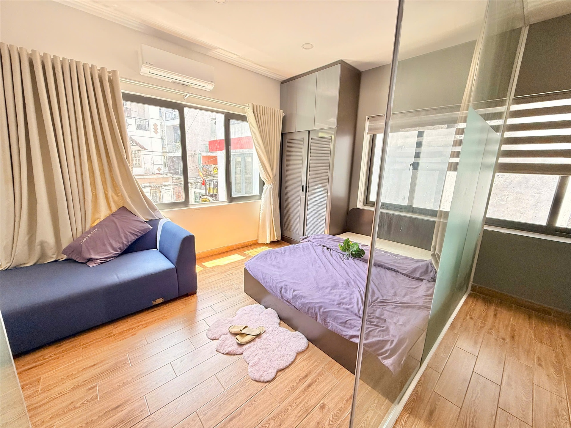 Phòng trọ Studio 40m2 tại CY House Lê Văn Sỹ - Tân Bình - Phòng ngủ