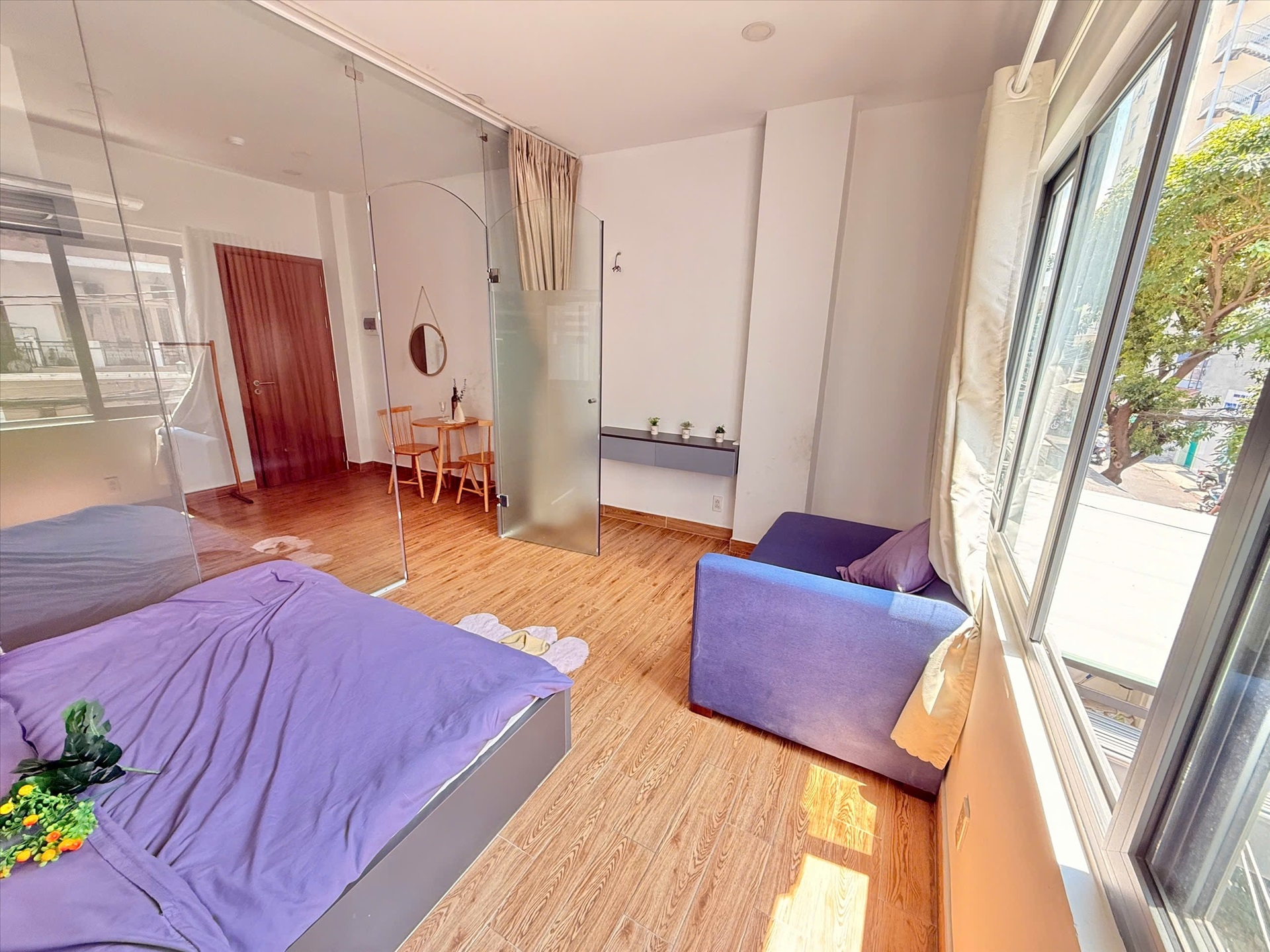 Phòng trọ Studio 40m2 tại CY House Lê Văn Sỹ - Tân Bình - Phòng ngủ