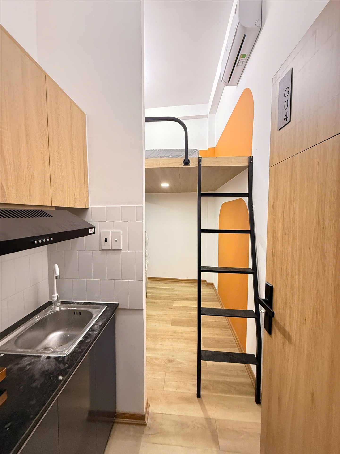 Phòng trọ Duplex 25m2 tại Y House Nguyễn Văn Khối - Gò Vấp - Phòng khách