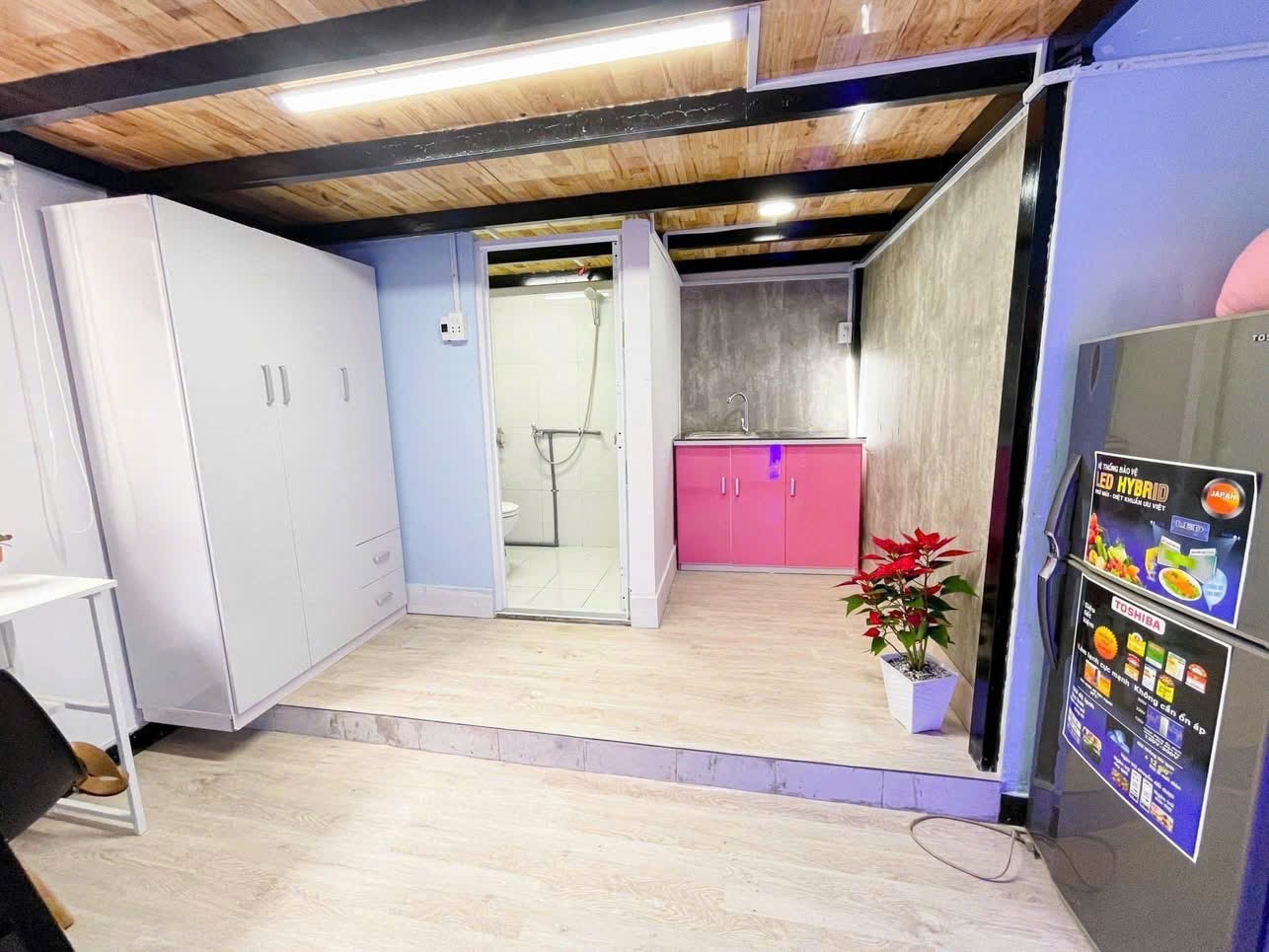 Phòng trọ Duplex 35m2 tại AQ House Cách mạng tháng 8 - Quận 1 - Phòng bếp