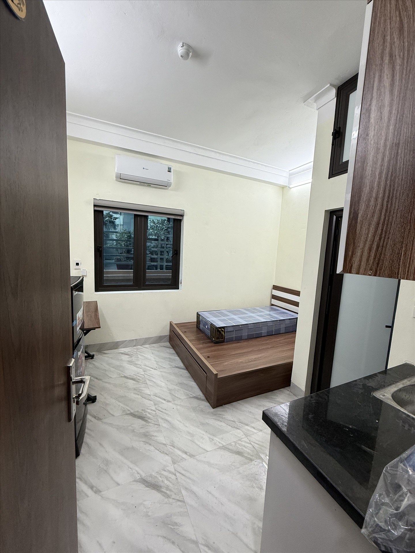 Phòng trọ Studio 20m2 tại NTV Apartment Mỹ Đình - Nam Từ Liêm - Phòng ngủ