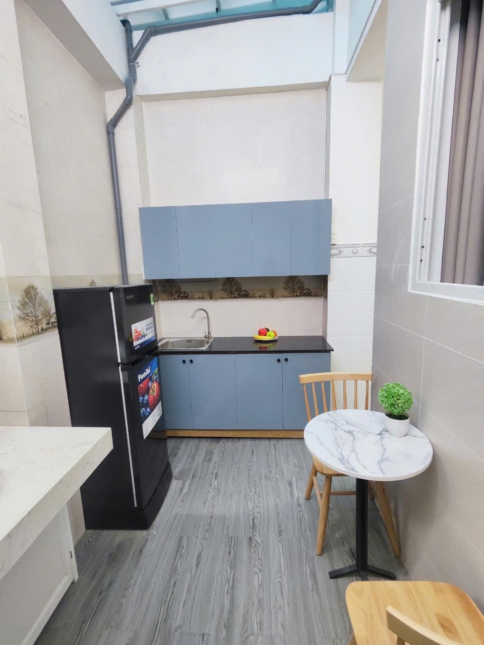 Phòng trọ 1 Phòng ngủ 35m2 tại NL Home Lạc Long Quân - Tân Bình - Phòng bếp