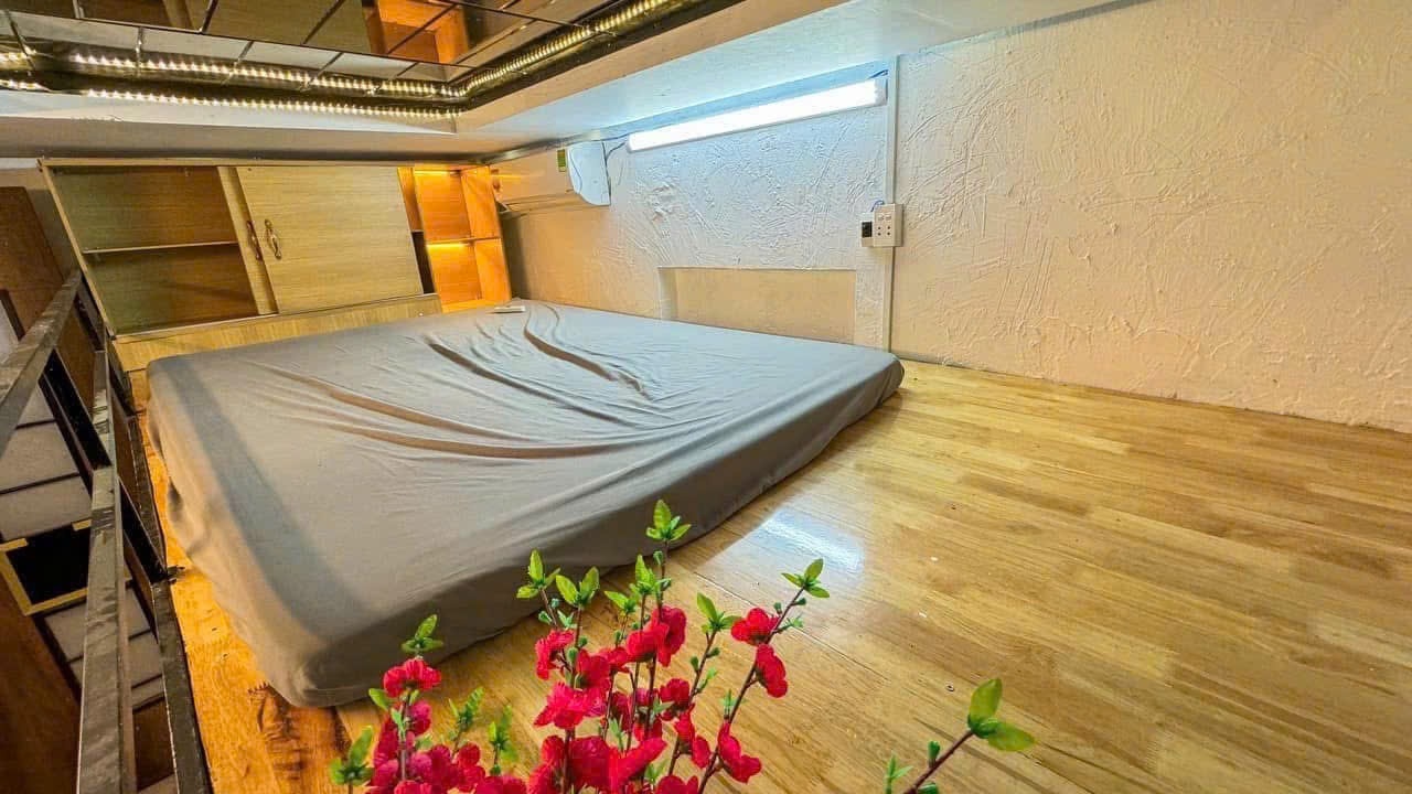 Phòng trọ Duplex 35m2 tại AQ House Cách mạng tháng 8 - Quận 1 - Phòng ngủ