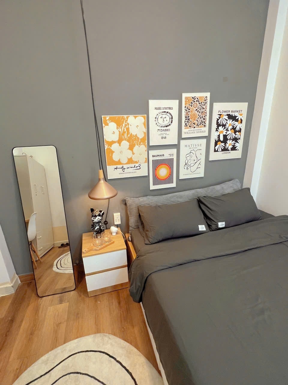 Phòng trọ Studio 30m2 tại FlexiHome Cộng Hòa - Tân Bình - Phòng ngủ