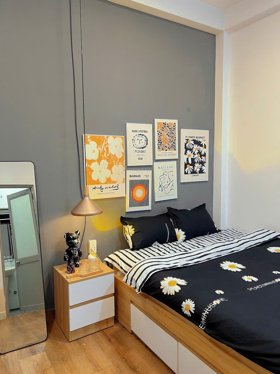 Phòng trọ Studio 30m2 tại FlexiHome Cộng Hòa - Tân Bình - Phòng ngủ
