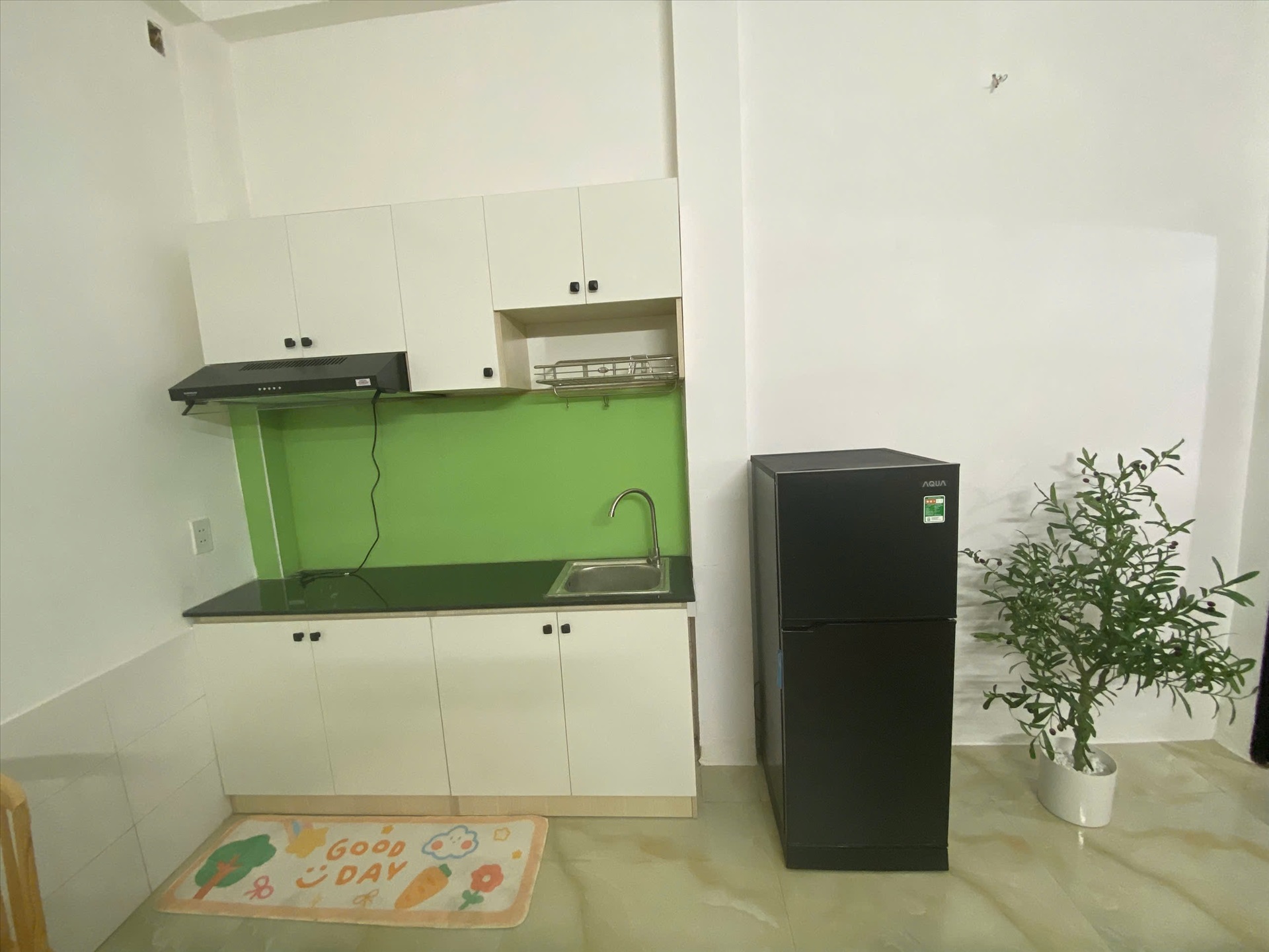 Phòng trọ Studio 30m2 tại CM Room Nguyễn Thái Bình - Tân Bình - Phòng bếp