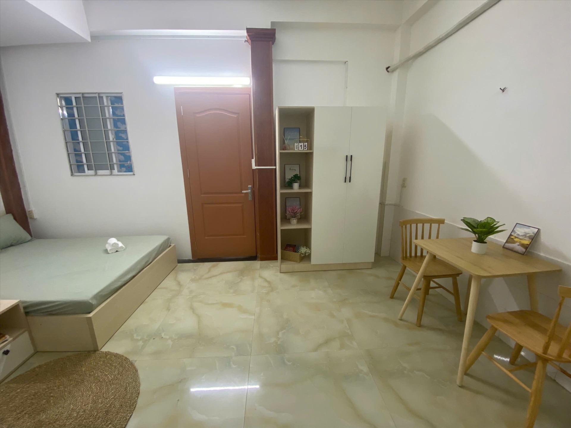 Phòng trọ Studio 30m2 tại CM Room Nguyễn Thái Bình - Tân Bình - Phòng ngủ