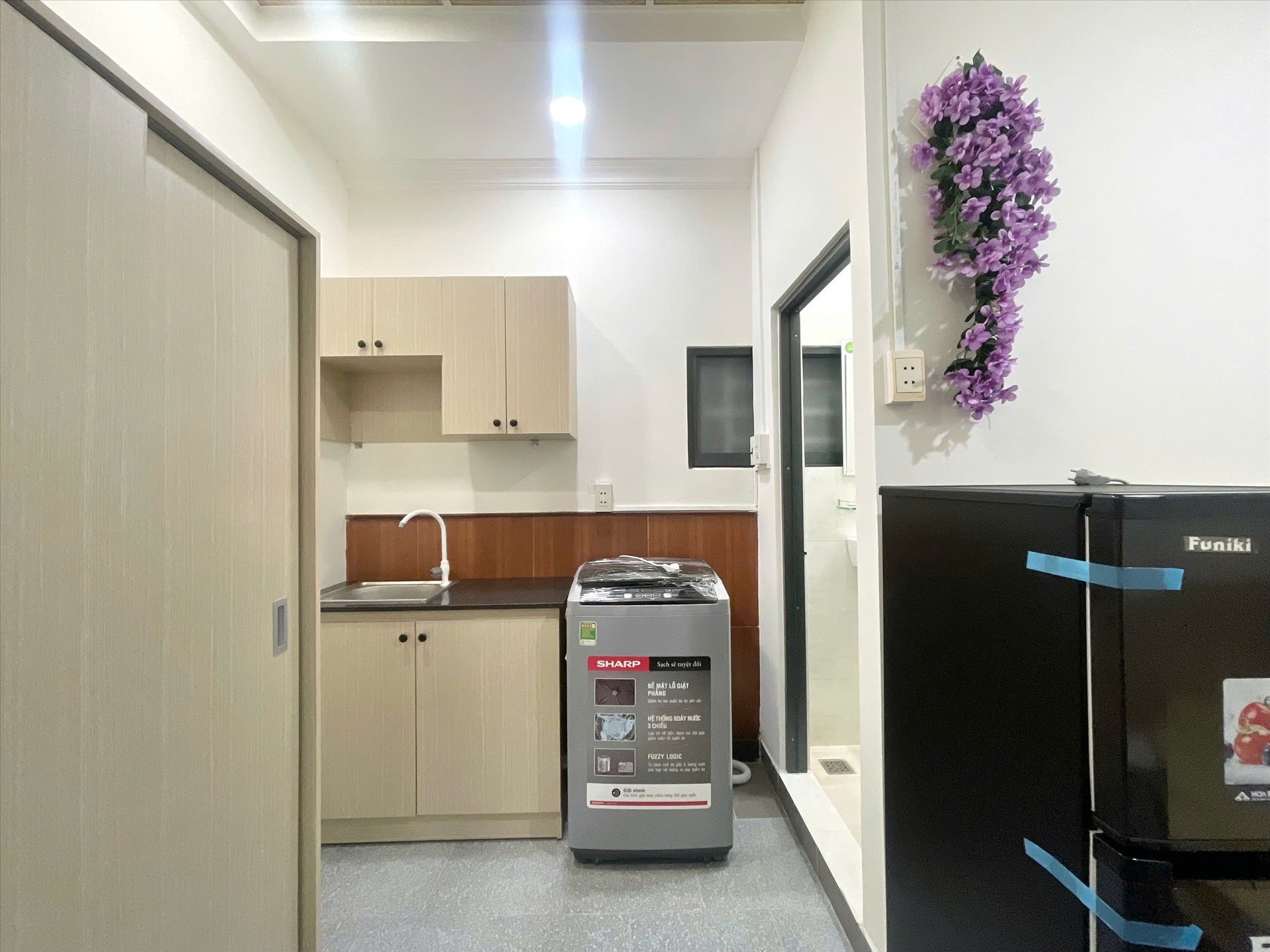 Phòng trọ Studio 30m2 tại TH House Lam Sơn - Phú Nhuận - Phòng bếp