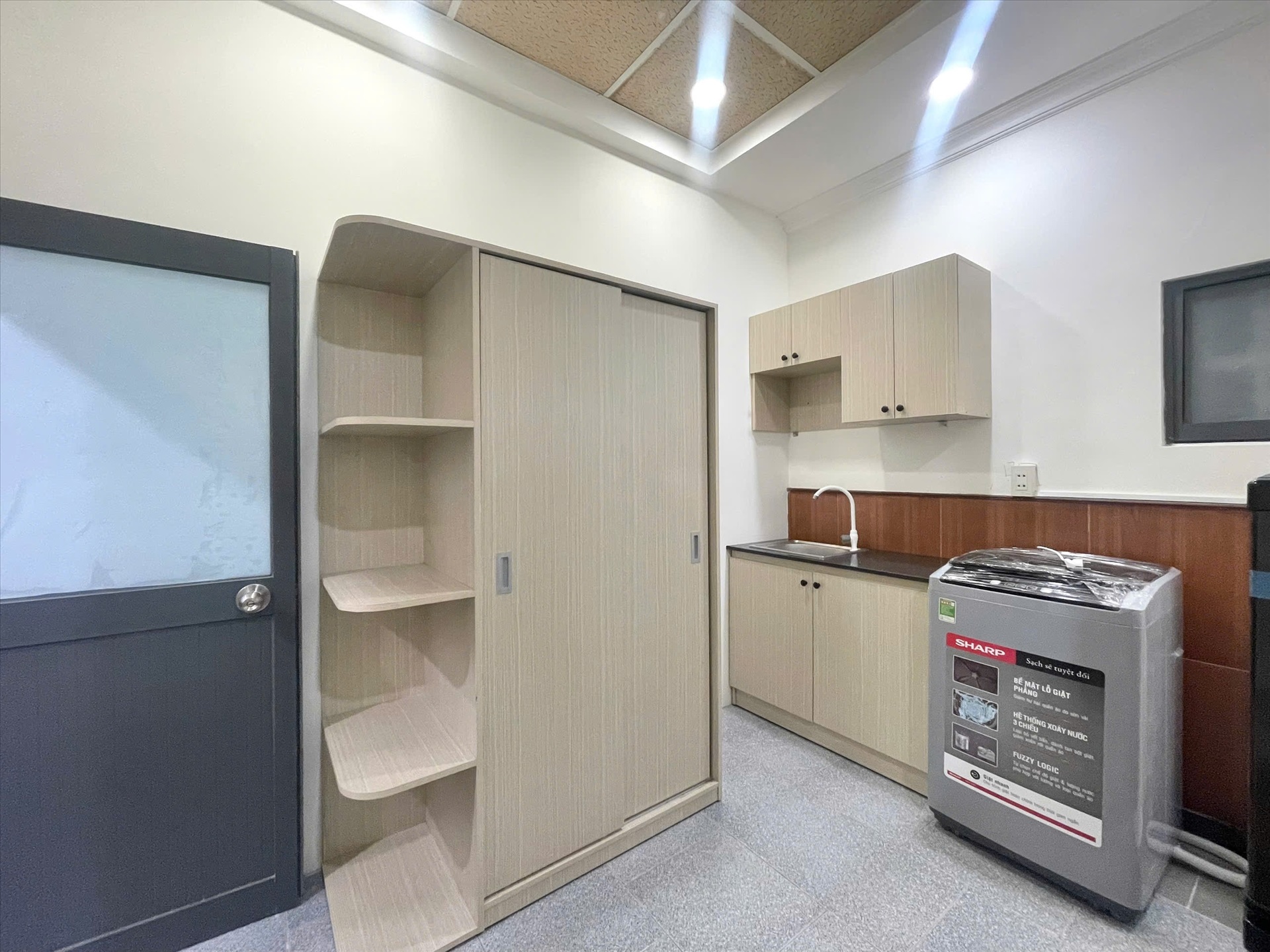 Phòng trọ Studio 30m2 tại TH House Lam Sơn - Phú Nhuận - Phòng bếp