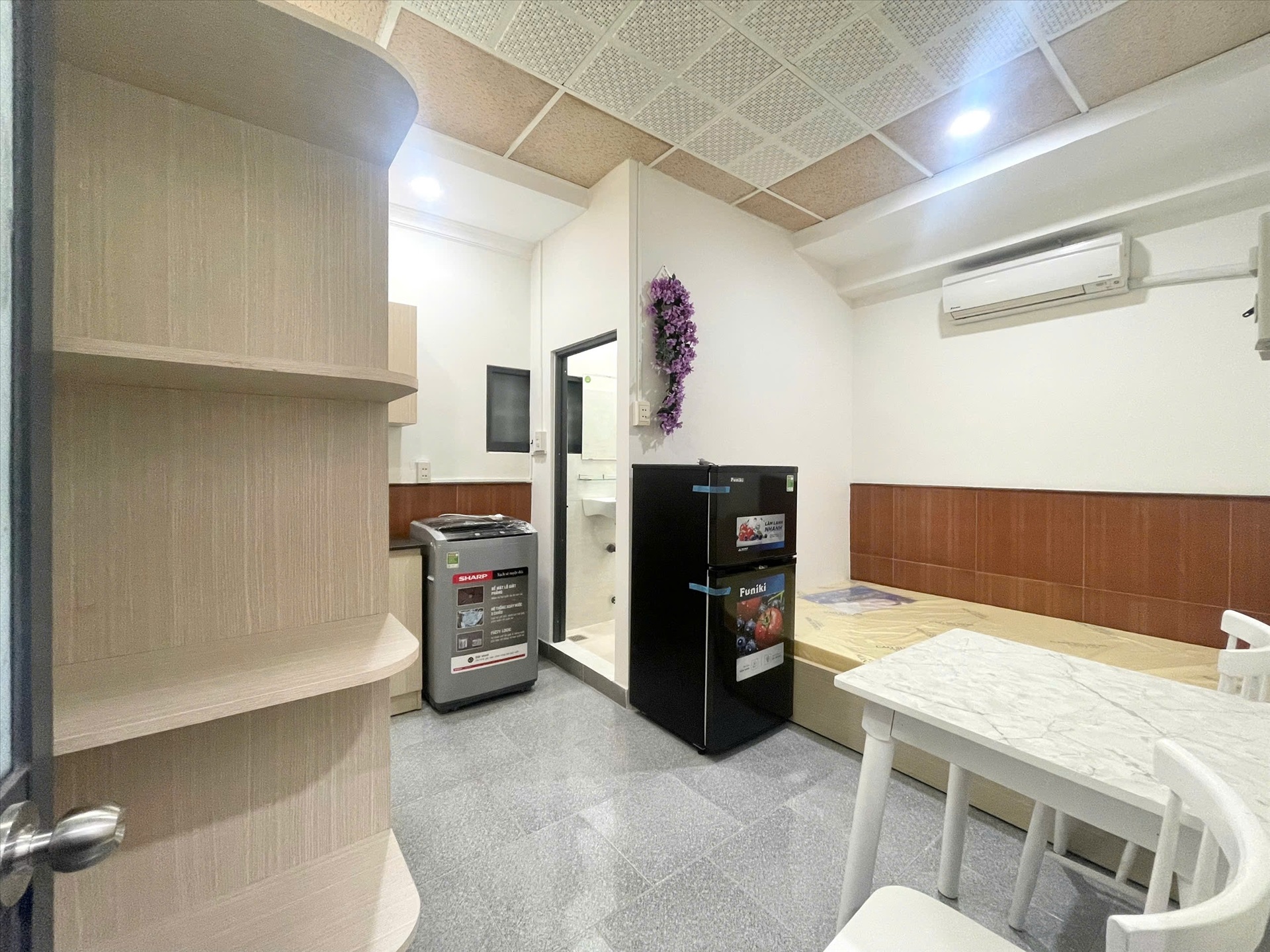 Phòng trọ Studio 30m2 tại TH House Lam Sơn - Phú Nhuận - Phòng ngủ