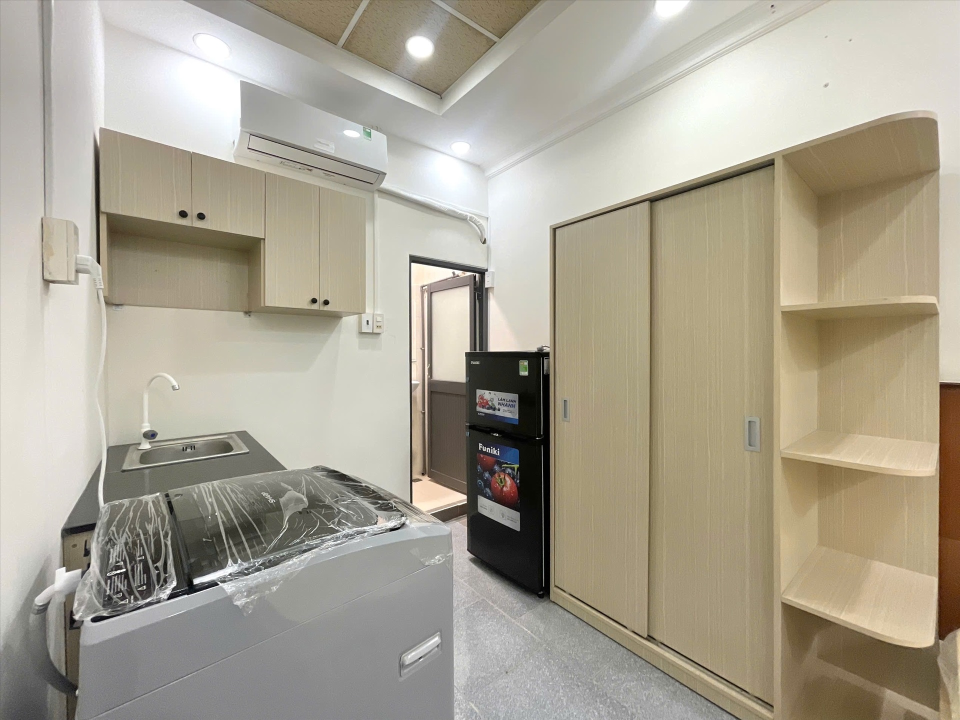 Phòng trọ Studio 30m2 tại TH House Lam Sơn - Phú Nhuận - Phòng ngủ