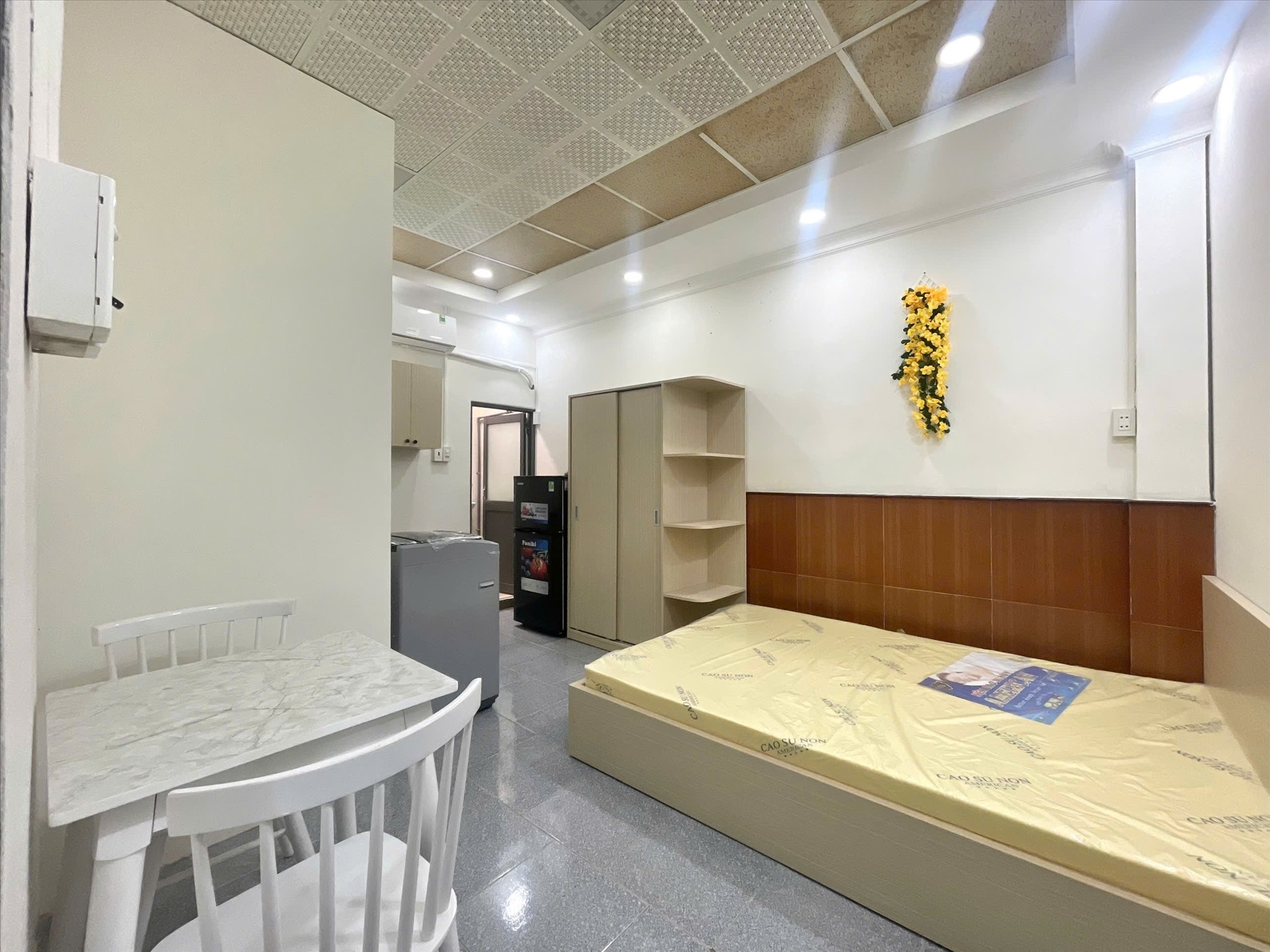 Phòng trọ Studio 30m2 tại TH House Lam Sơn - Phú Nhuận - Phòng ngủ