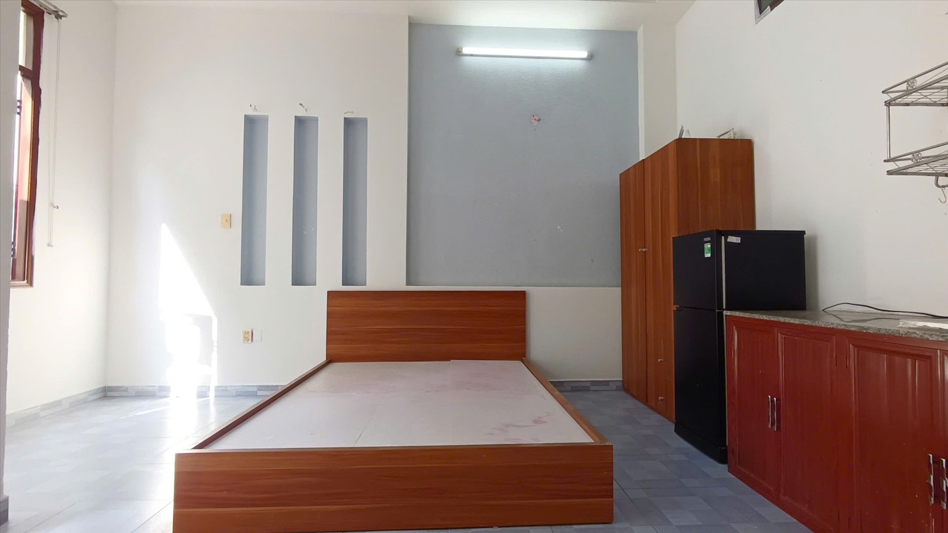 Phòng trọ Studio 27m2 tại LK Home Đồng Xoài - Tân Bình - Phòng ngủ