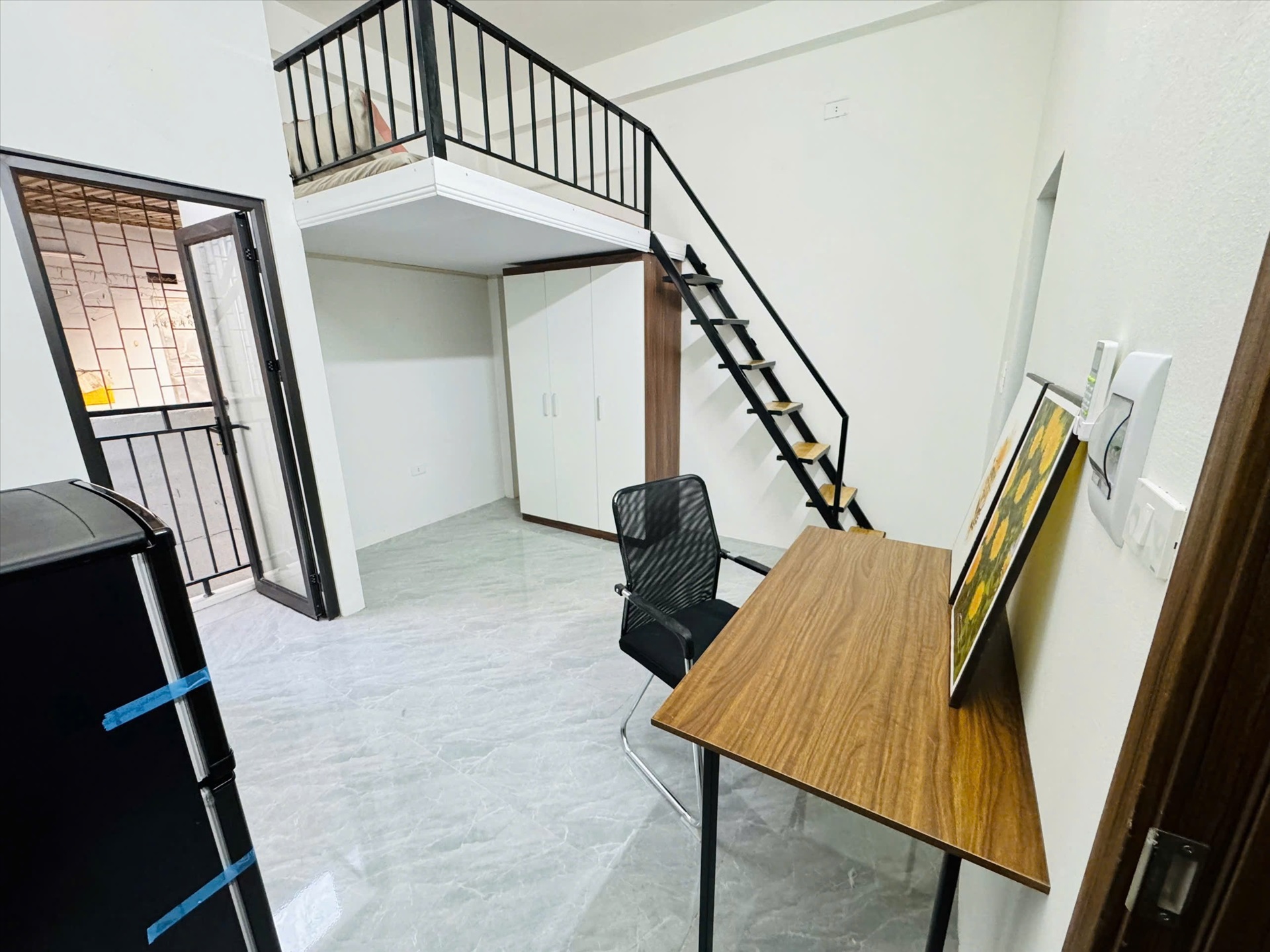 Phòng trọ Duplex 20m2 tại AK Land Miếu Đầm - Nam Từ Liêm - Góc làm việc
