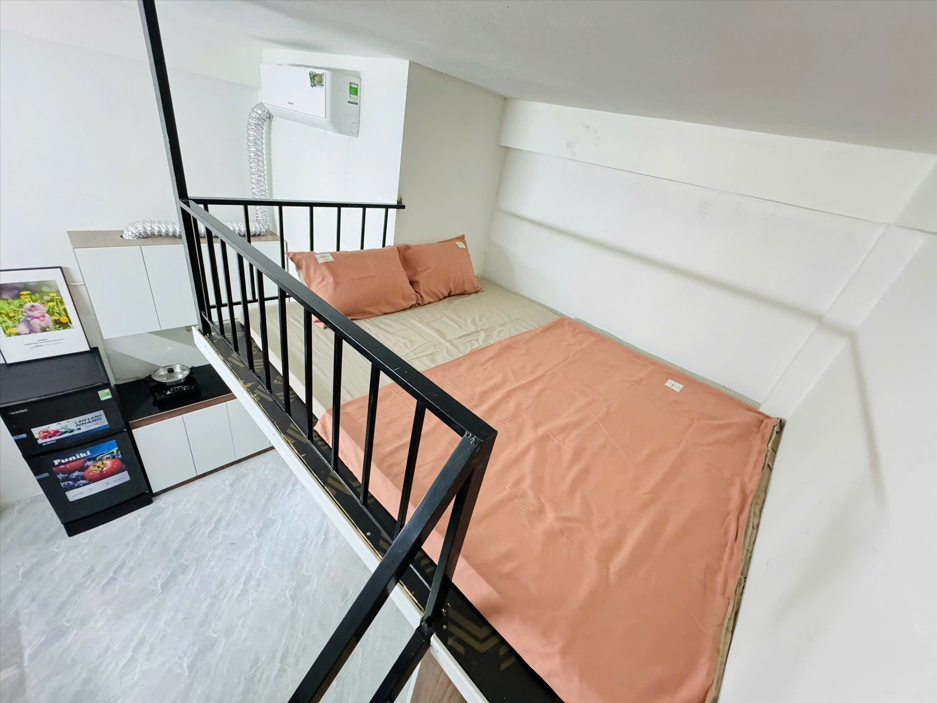 Phòng trọ Duplex 20m2 tại AK Land Miếu Đầm - Nam Từ Liêm - Phòng ngủ