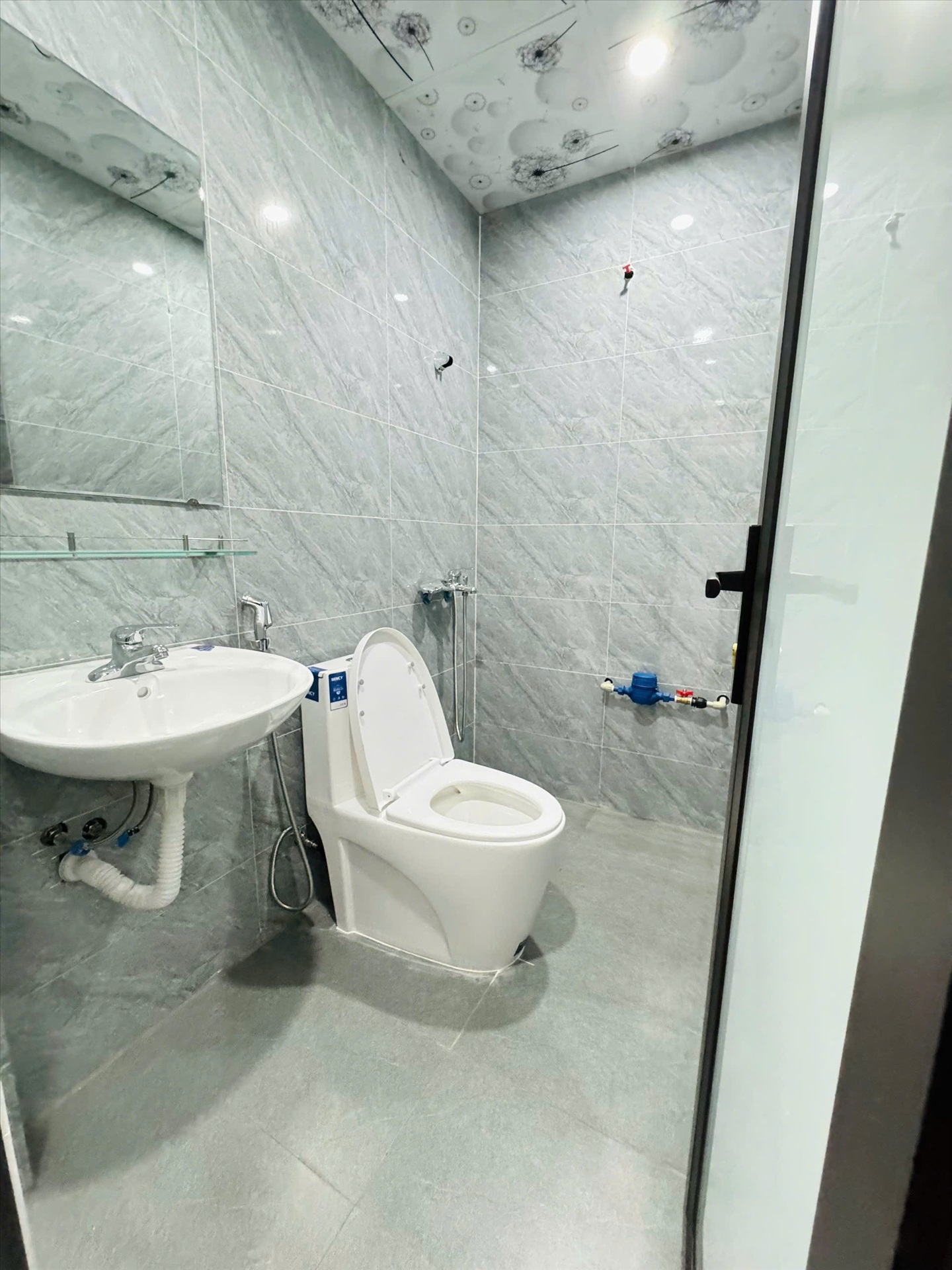 Phòng trọ Duplex 20m2 tại AK Land Miếu Đầm - Nam Từ Liêm - Phòng tắm