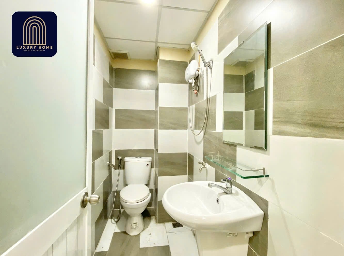 Phòng trọ Studio 35m2 tại AD House Đường số 25 - Quận 7 - Phòng tắm
