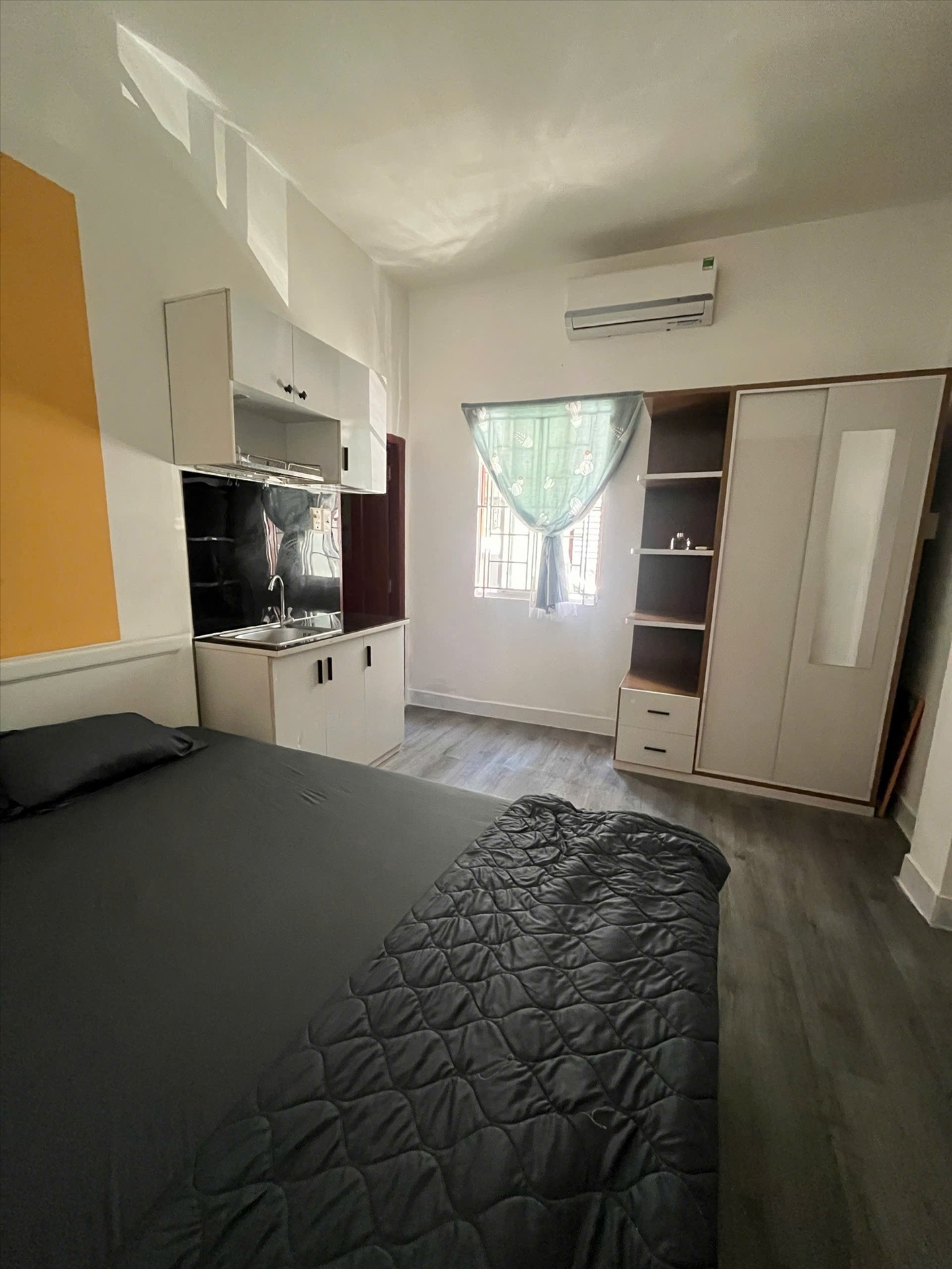 Phòng trọ Studio 30m2 tại DH Home Thích Minh Nguyệt - Tân Bình - Phòng ngủ