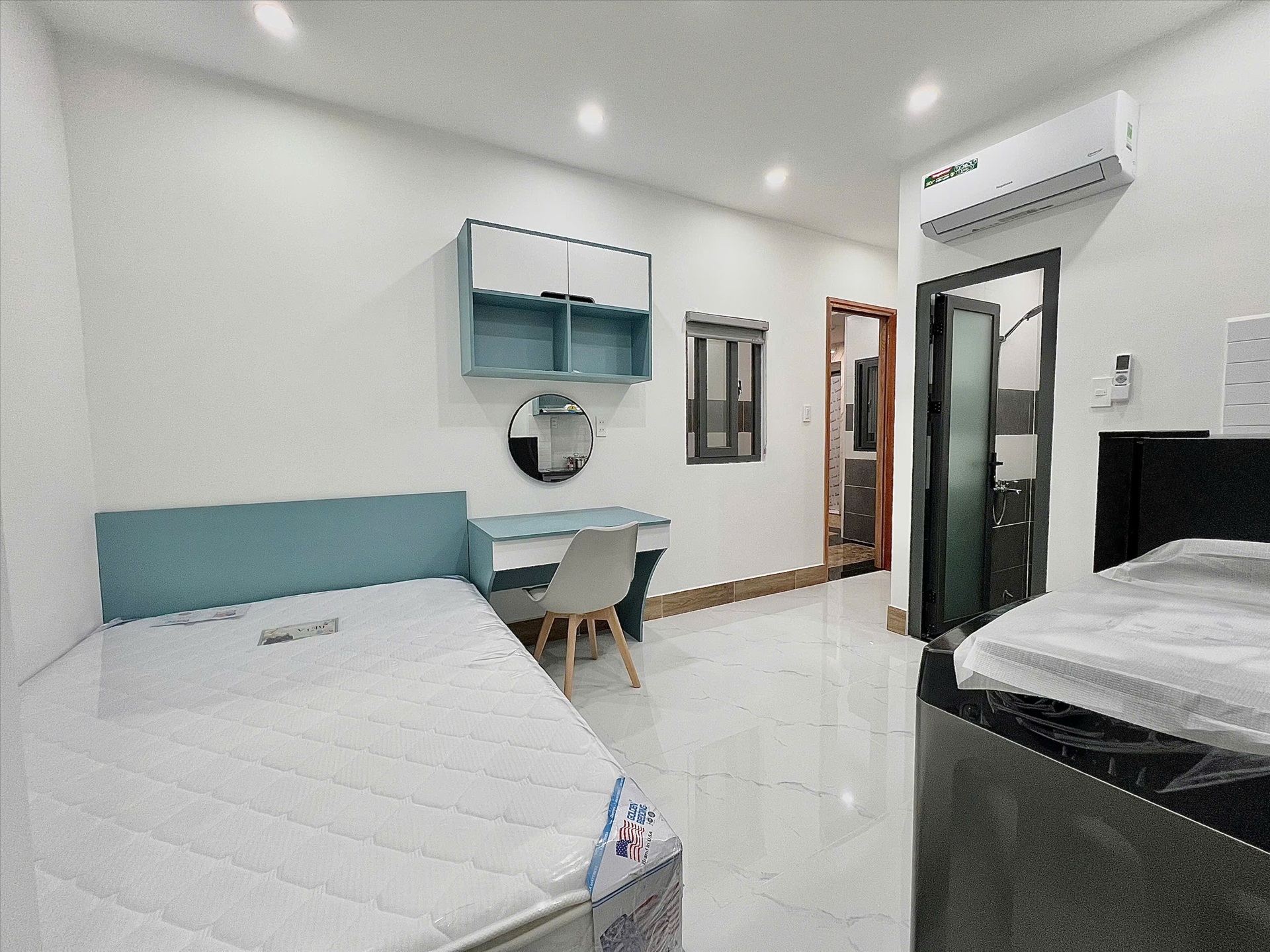 Phòng trọ Studio 25m2 tại XT Apartment Phạm Văn Đồng - Gò Vấp - Phòng ngủ