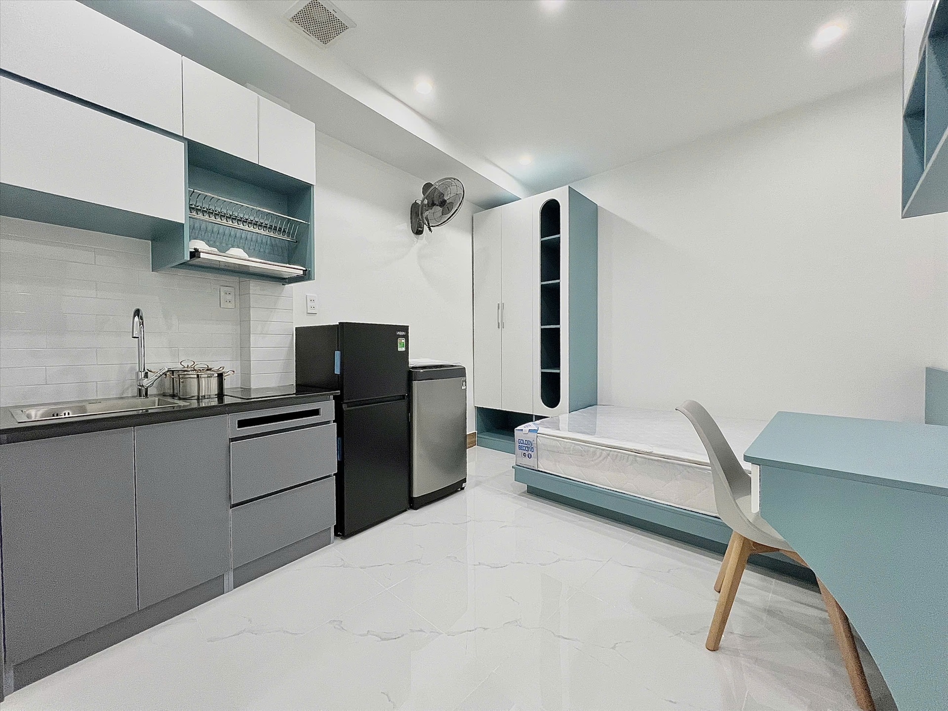 Phòng trọ Studio 25m2 tại XT Apartment Phạm Văn Đồng - Gò Vấp - Phòng bếp