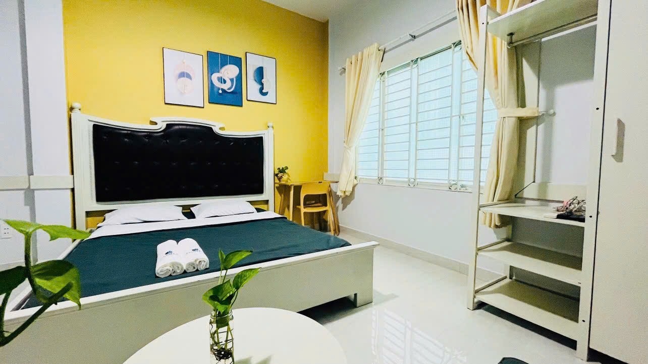 Phòng trọ Studio 30m2 tại AT Home Trà Khúc - Tân Bình - Phòng ngủ