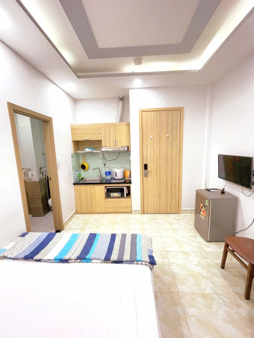 Phòng trọ Studio 30m2 tại AH Home Võ Thị Sáu - Quận 1 - Phòng bếp