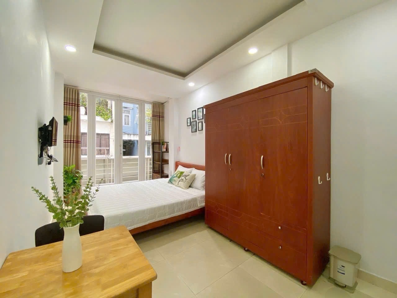 Phòng trọ Studio 27m2 tại MN Home Nguyễn Đình Chiểu - Quận 3 - Phòng ngủ