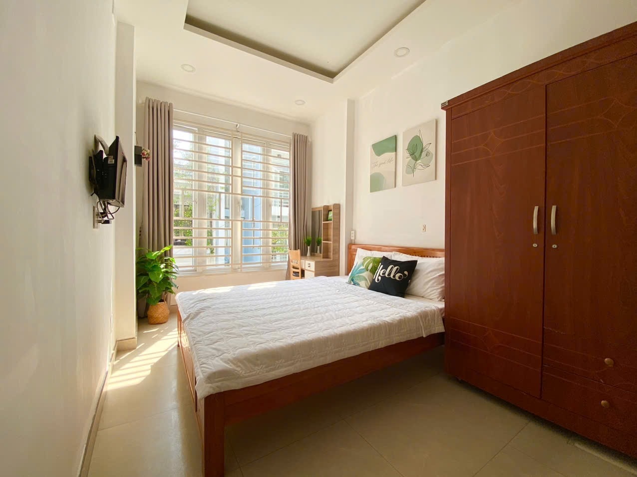Phòng trọ Studio 25m2 tại MN Home Nguyễn Đình Chiểu - Quận 3 - Phòng ngủ