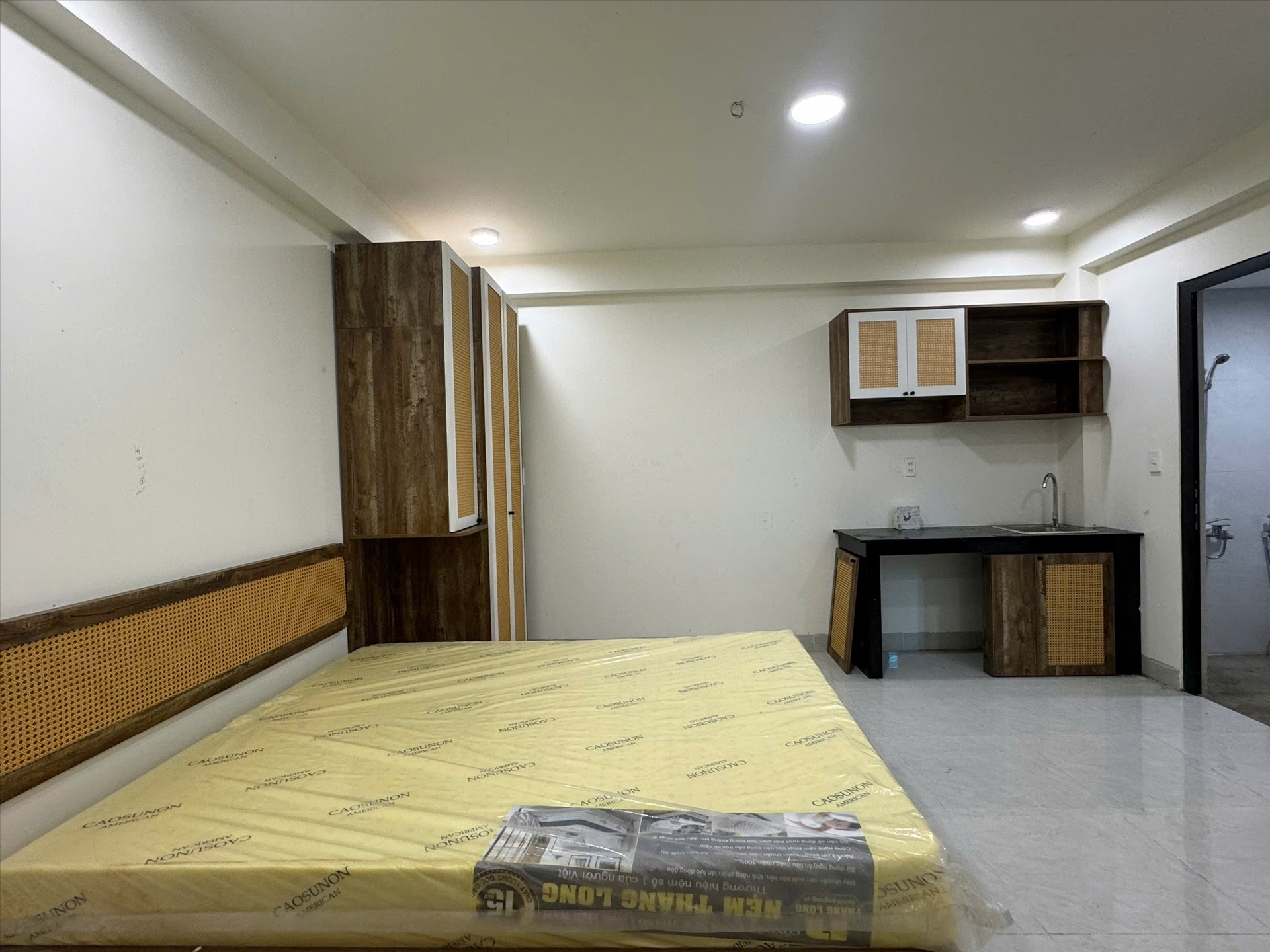 Phòng trọ Studio 30m2 tại Bình Minh House Bình Lợi - Bình Thạnh - Phòng ngủ