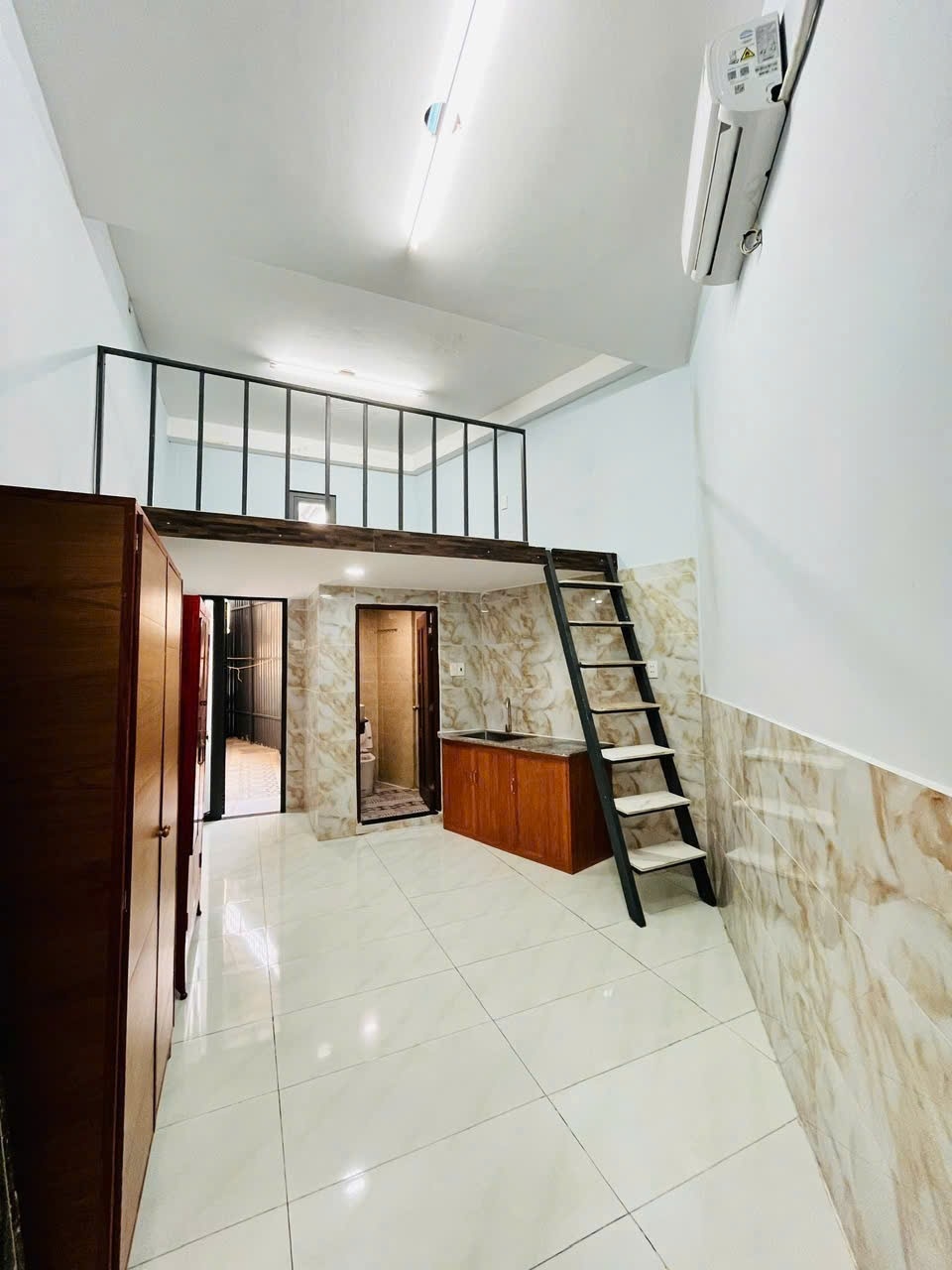 Phòng trọ Duplex 25m2 tại TT House Quốc lộ 13 - Bình Thạnh - Phòng ngủ