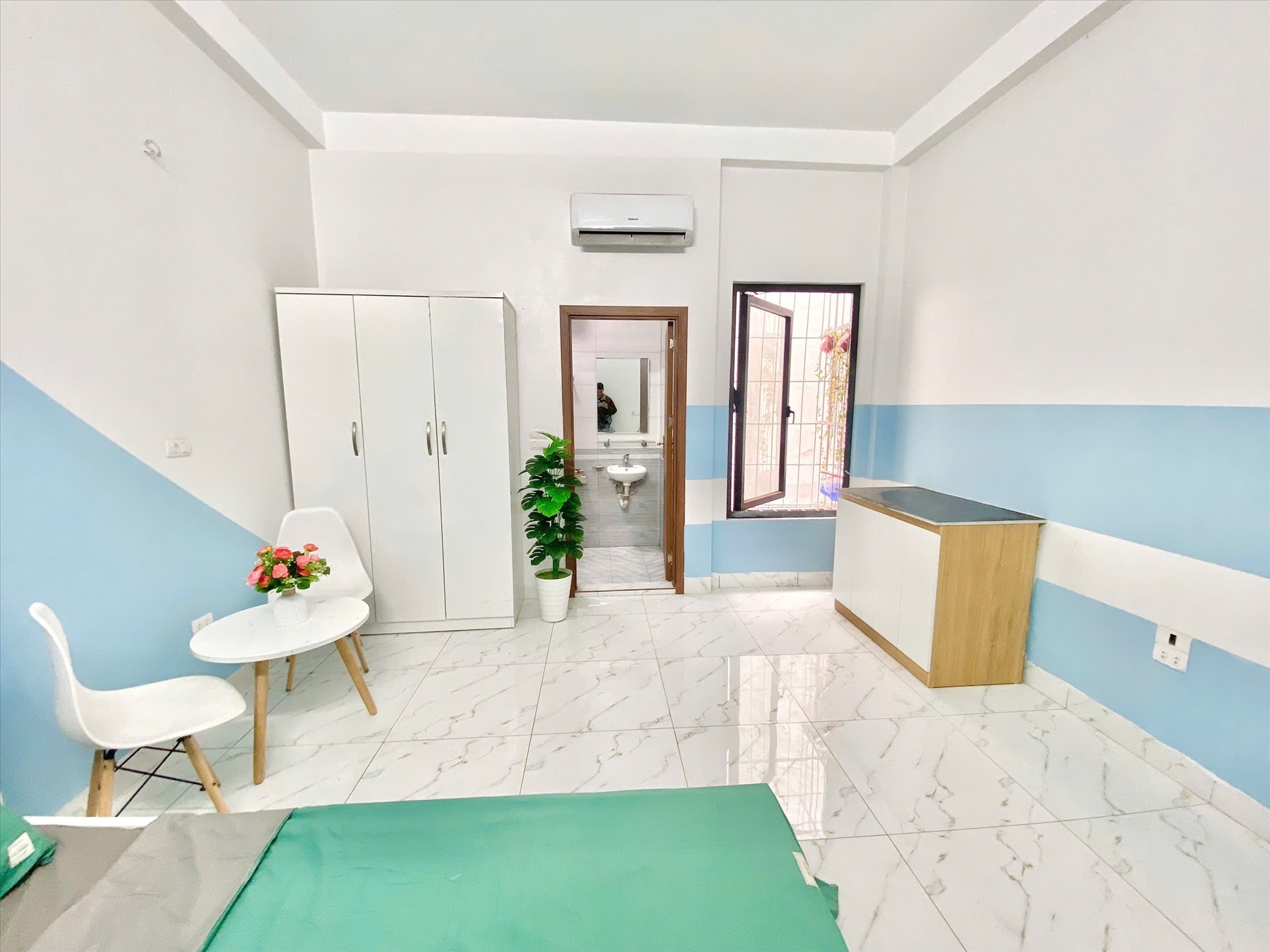 Phòng trọ Studio 25m2 tại TL Housing Mỹ Đình - Nam Từ Liêm - Phòng khách
